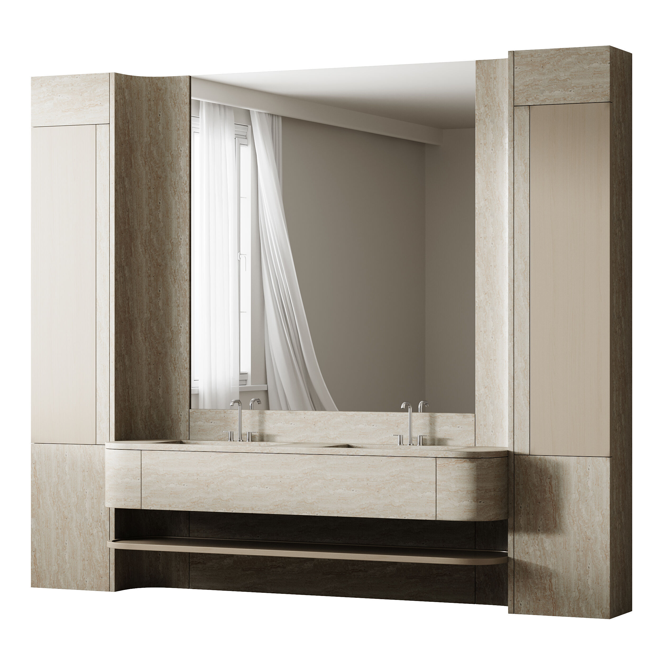 Bathroom furniture 12 3D model_11