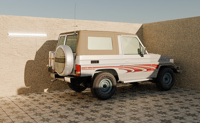 Toyota Land Cruiser 70 3D model