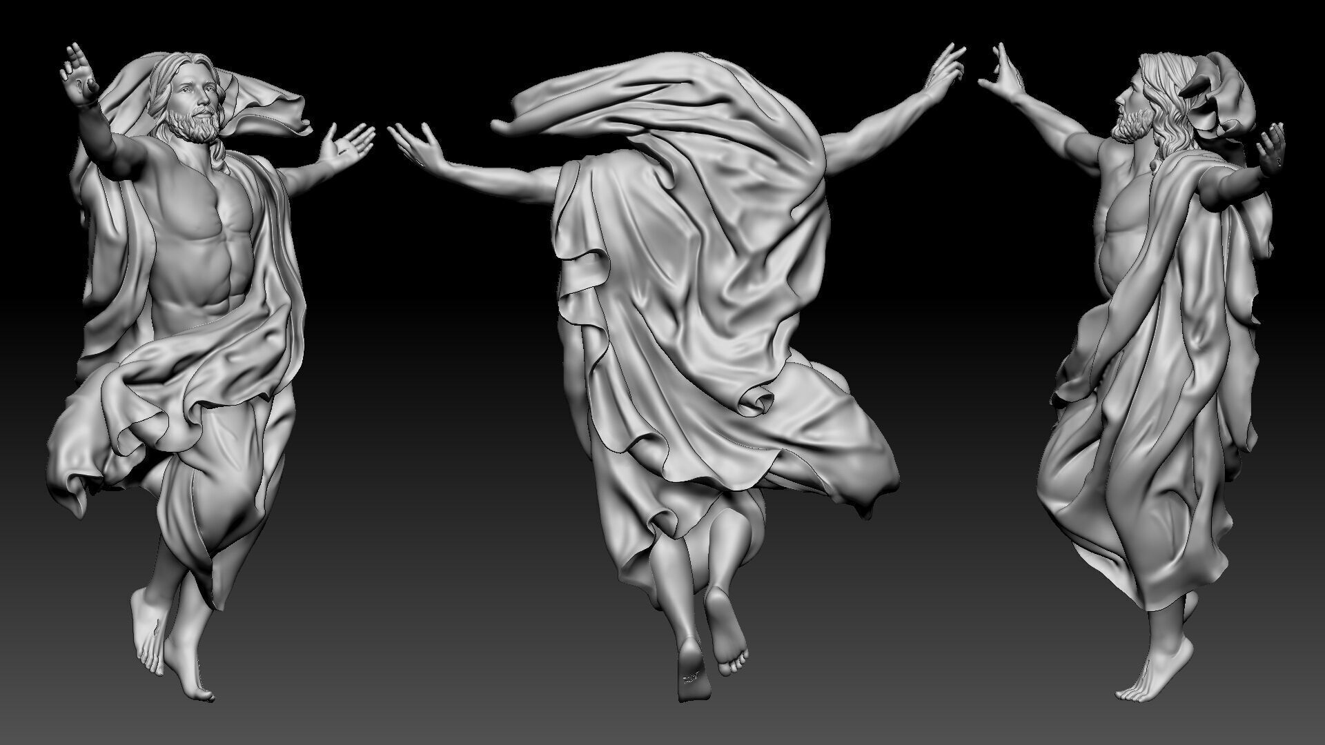 Jesus Christ  3D print model_2