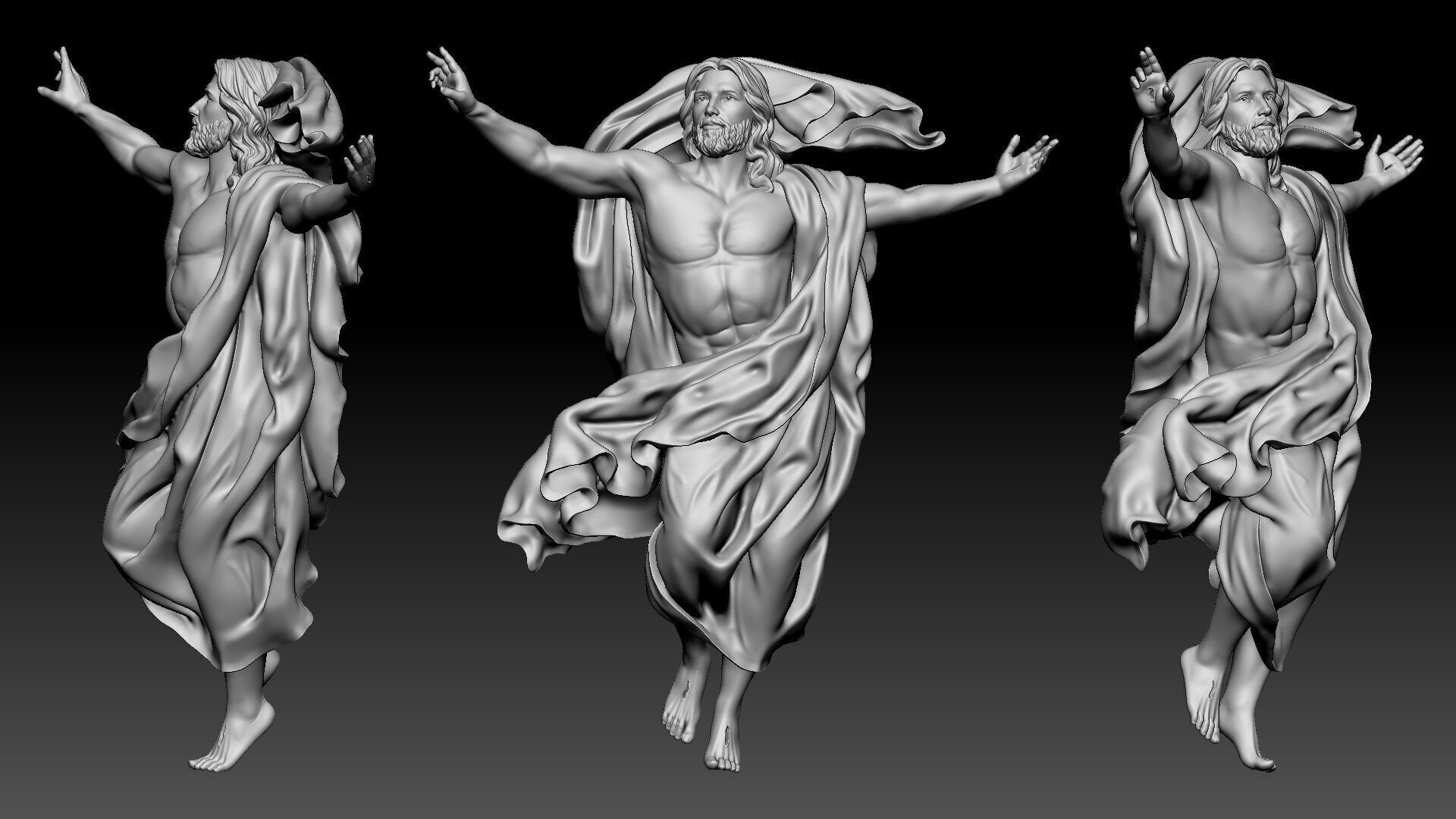 Jesus Christ  3D print model_5