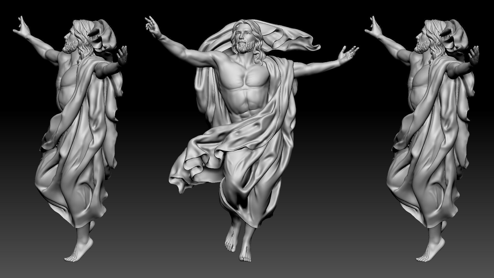 Jesus Christ  3D print model_4