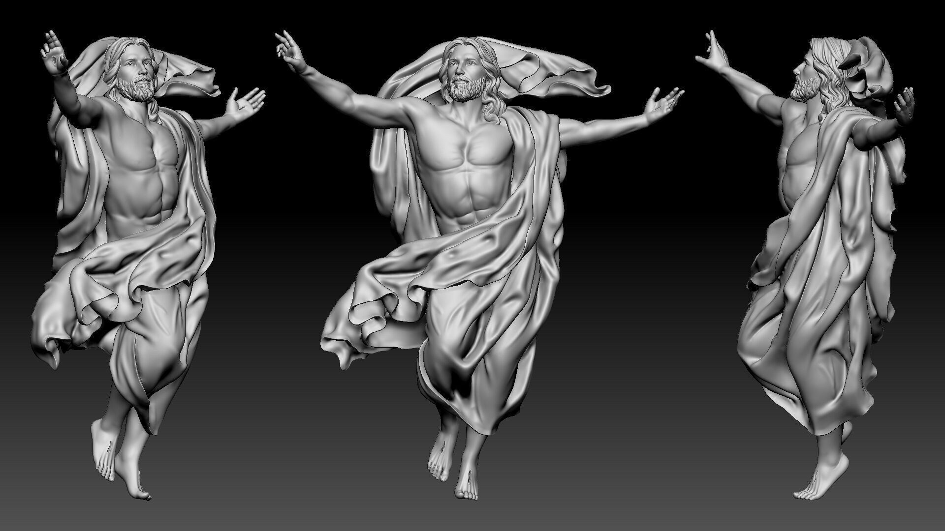 Jesus Christ  3D print model_1