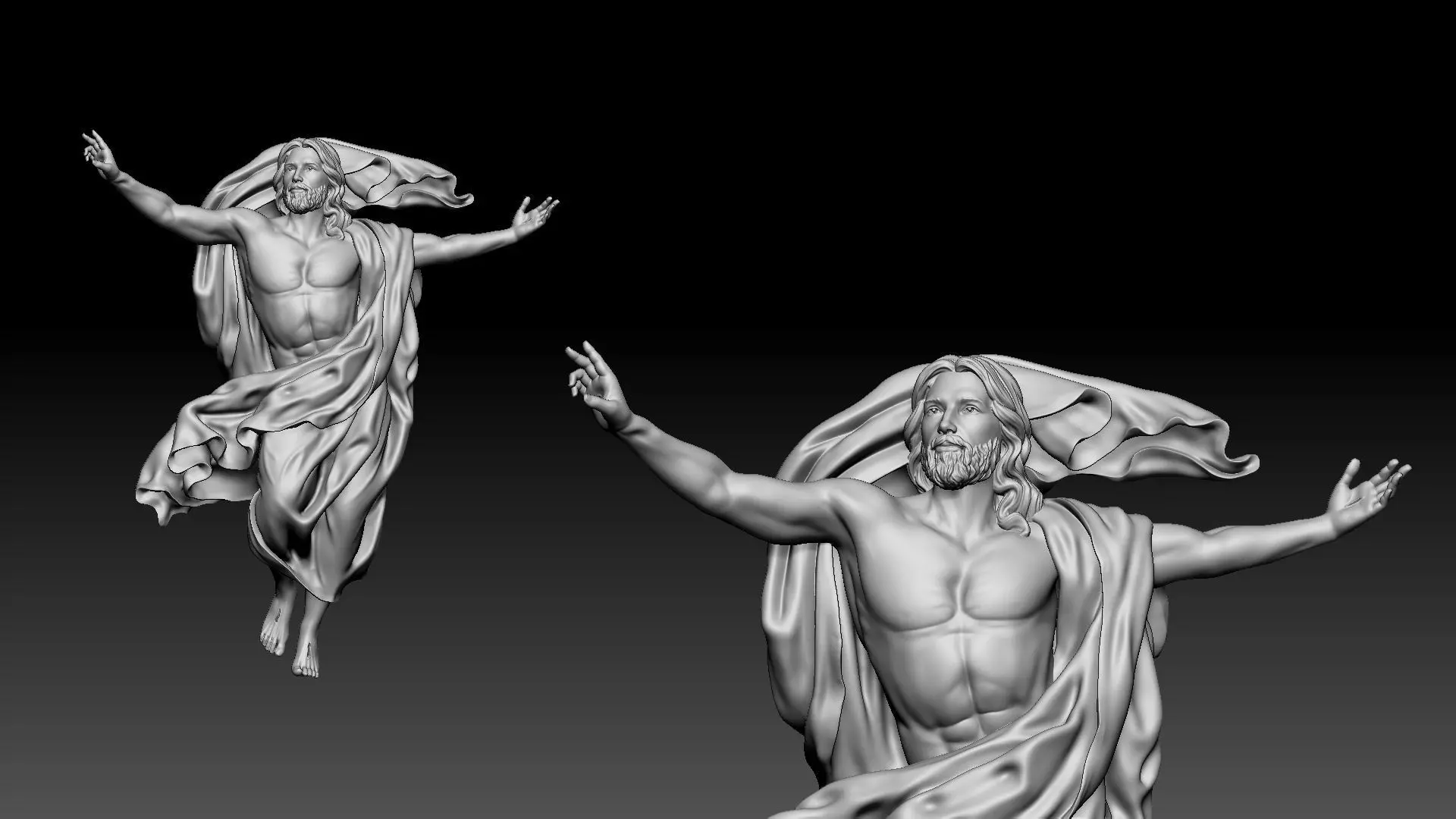 Jesus Christ  3D print model_0