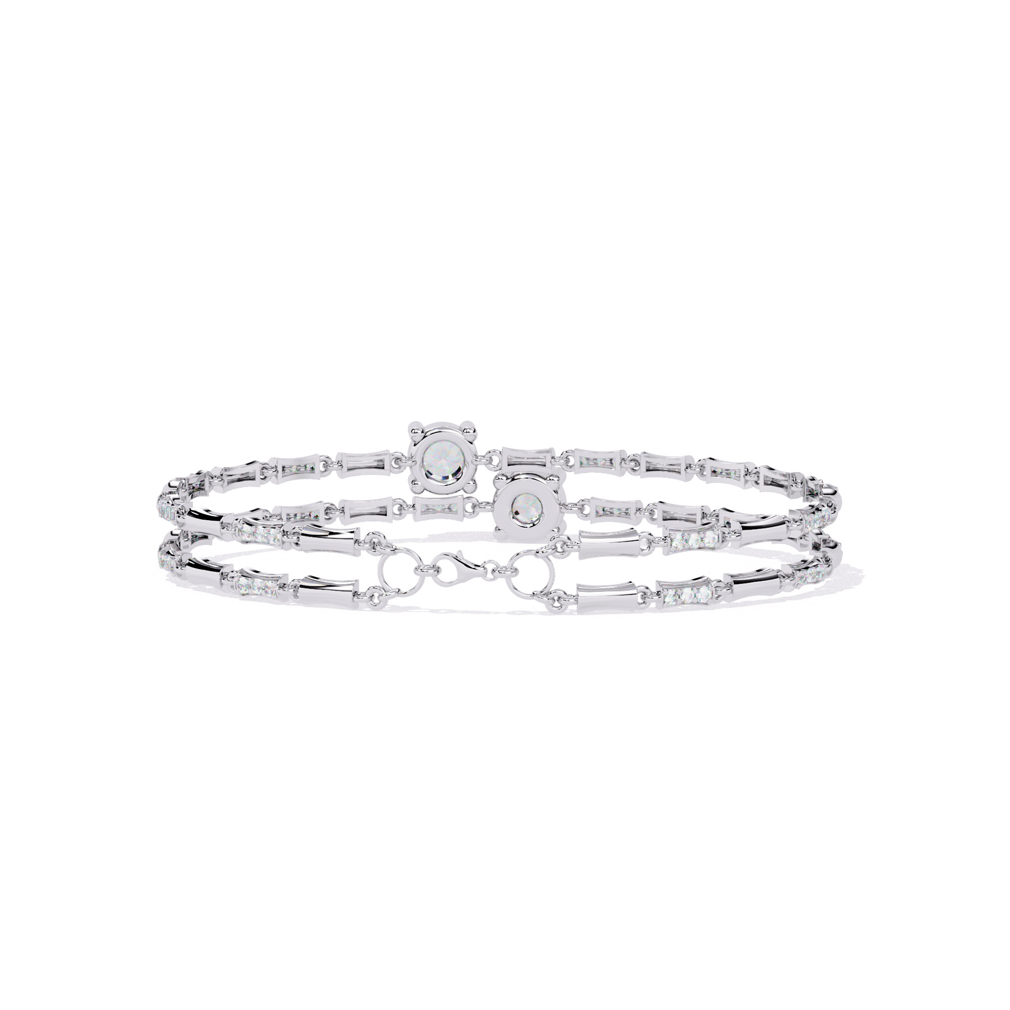 BRACELET DIAMOND -CAD-029 3D model_9