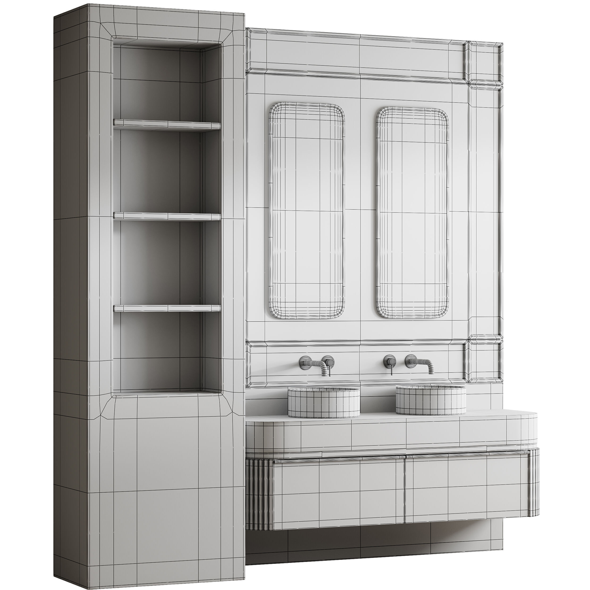 Bathroom furniture 13 3D model_13