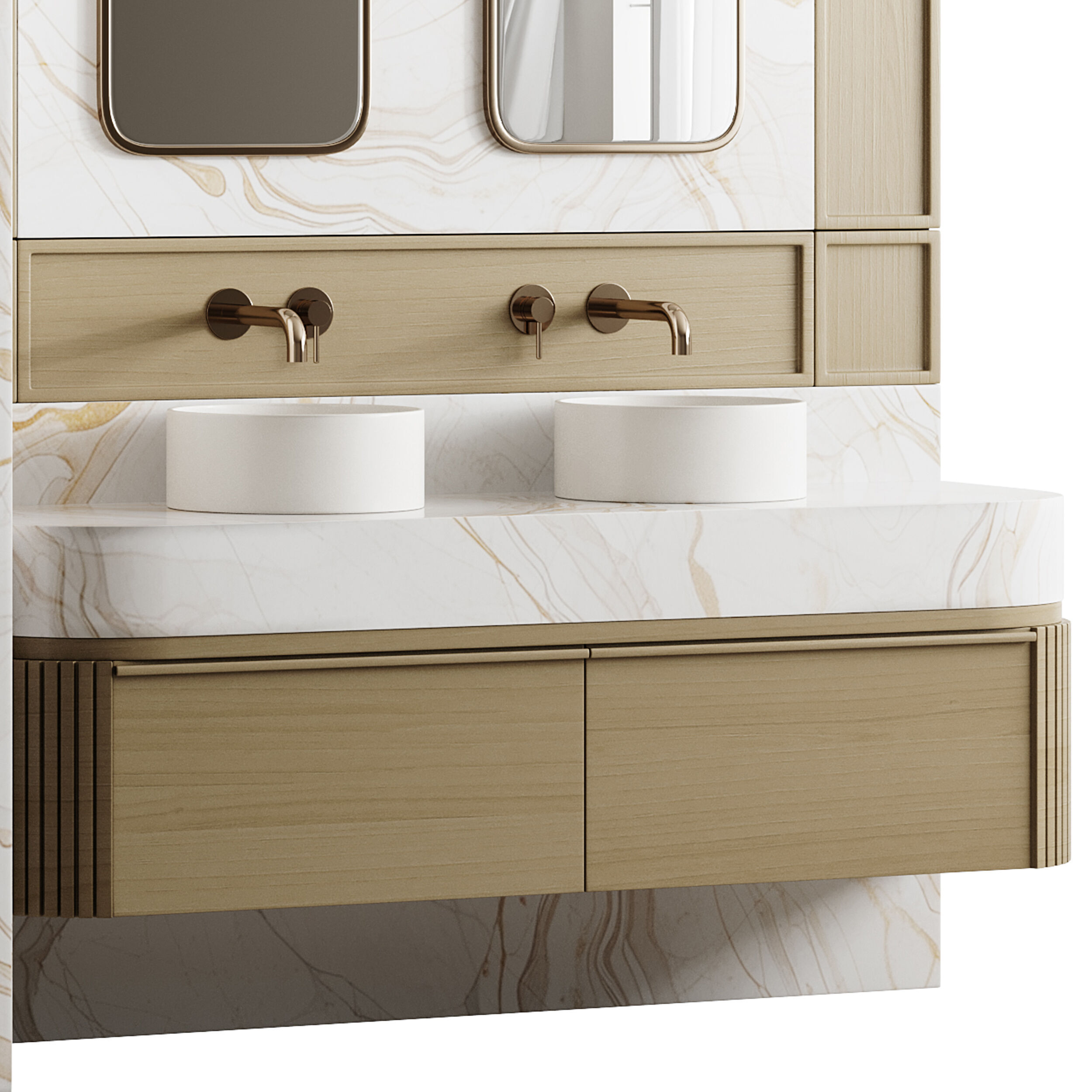 Bathroom furniture 13 3D model_12