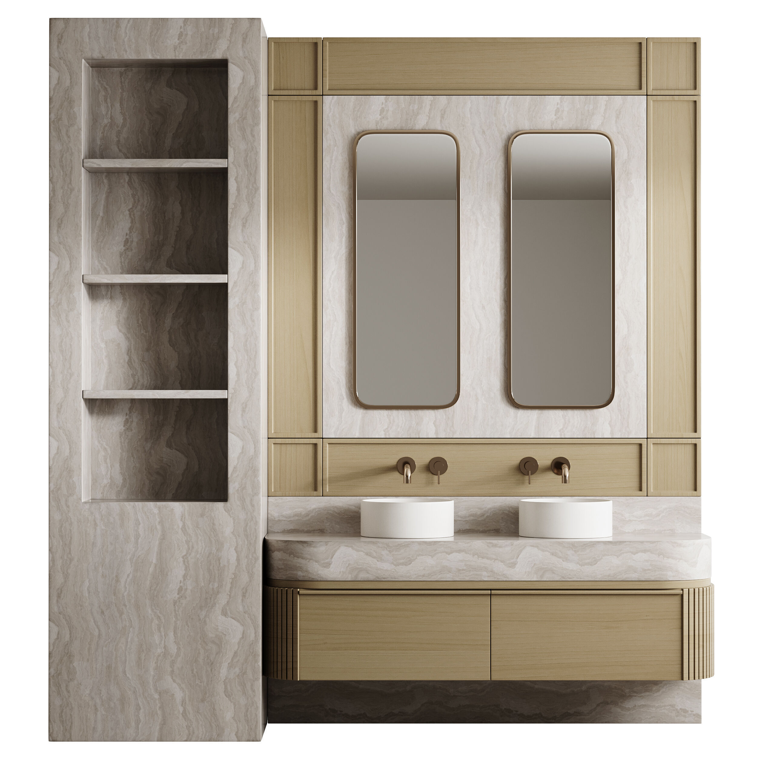 Bathroom furniture 13 3D model_4