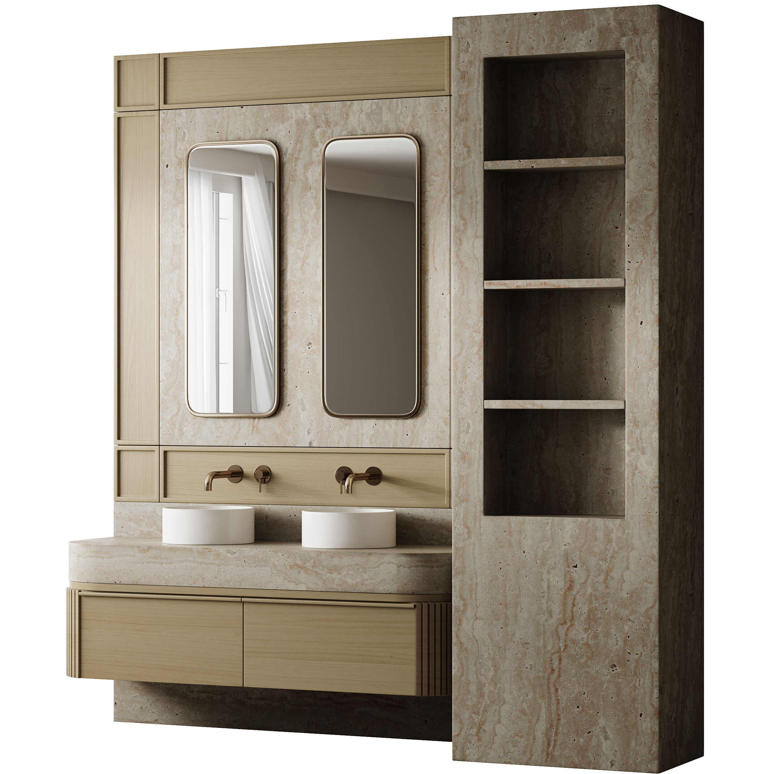 Bathroom furniture 13 3D model_9