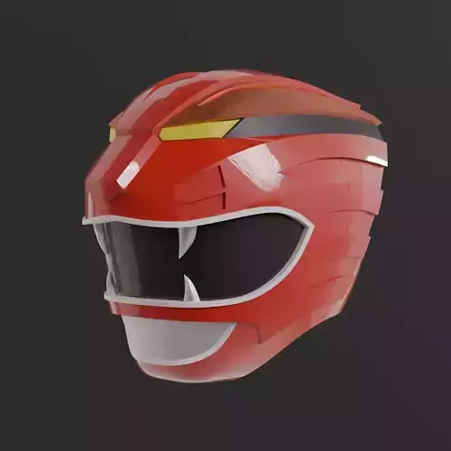 Power Rangers Wild Force  Gao Red Helmet Wearable model 3D print model