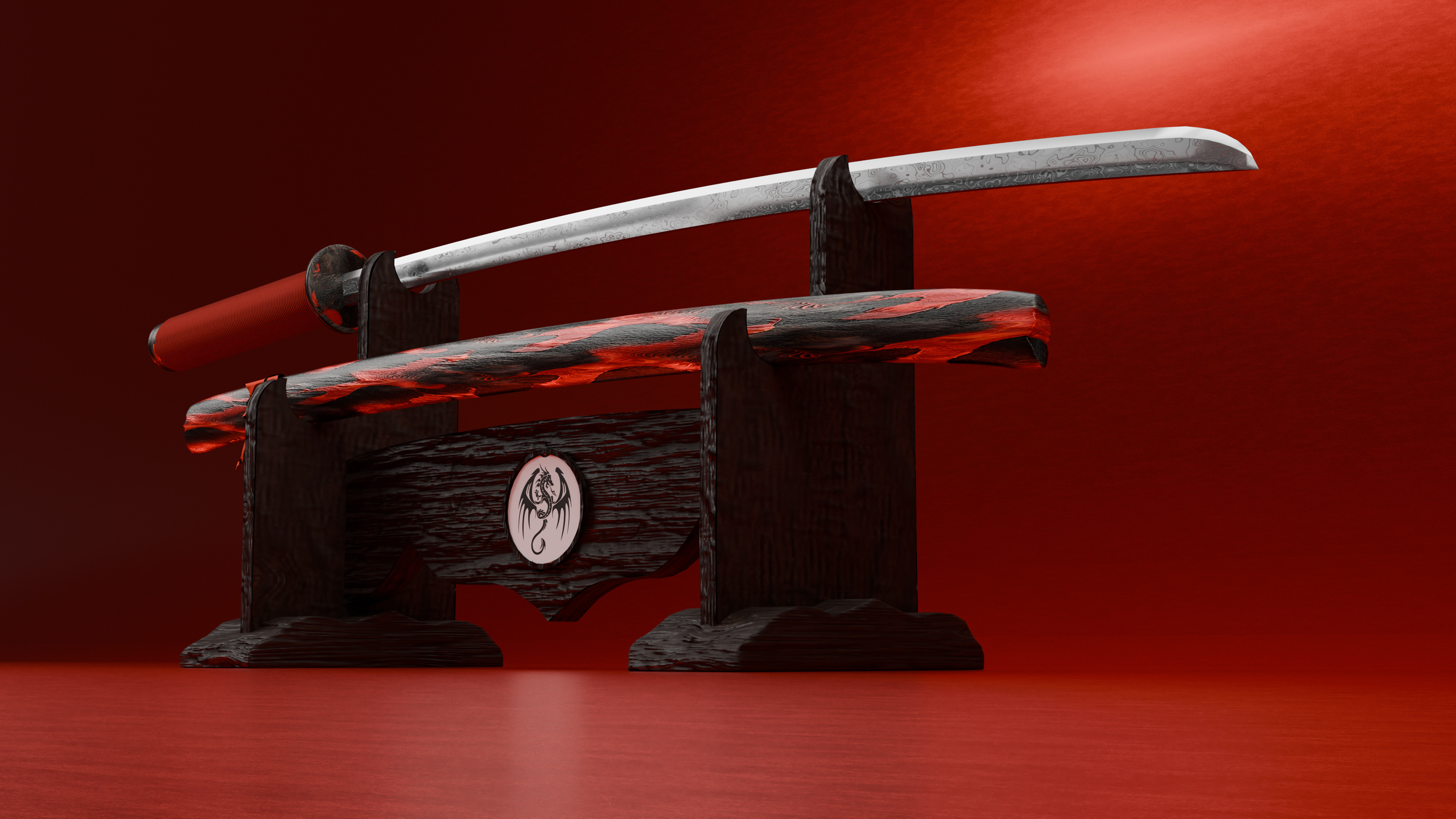 katana Low-poly 3D model_2
