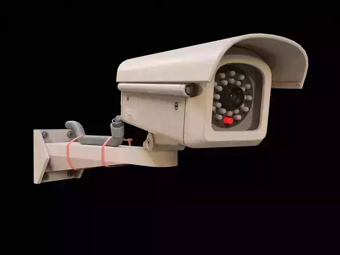 CCTV Security Camera PBR Low-poly 3D model