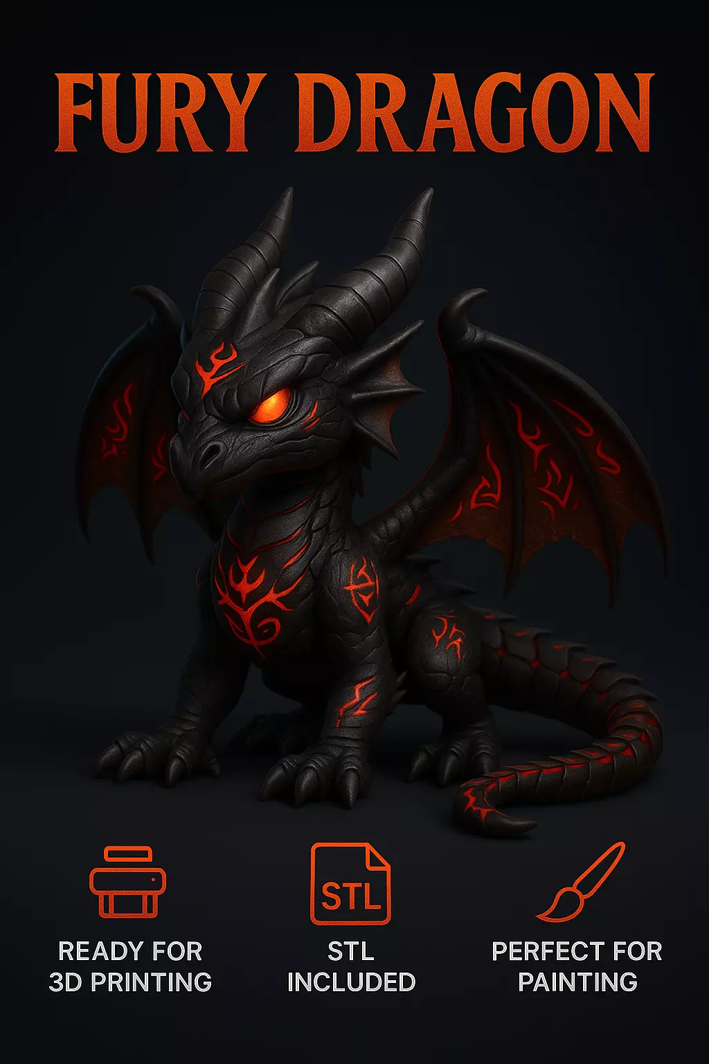 FURY MINI DRAGON 3D print model_0