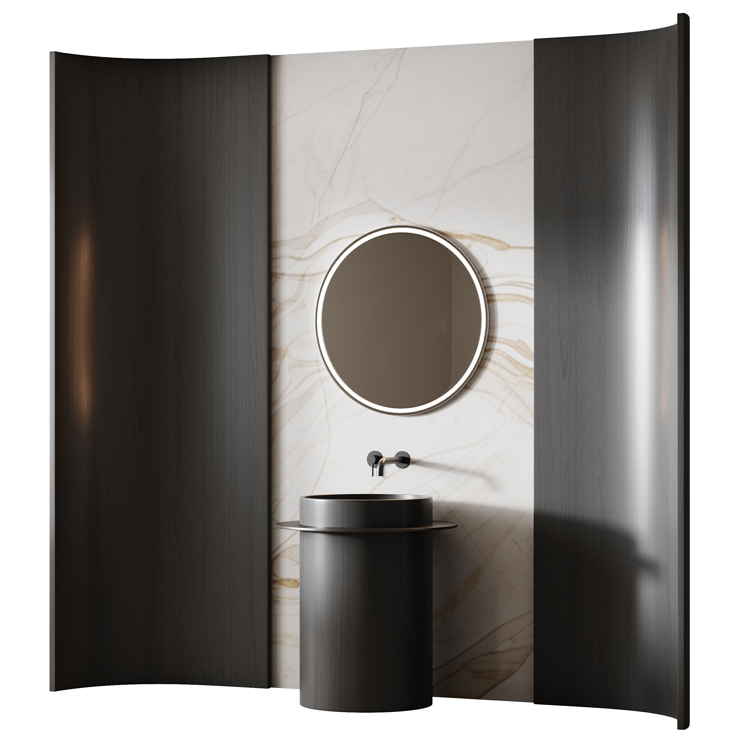 Bathroom furniture 14 3D model_11