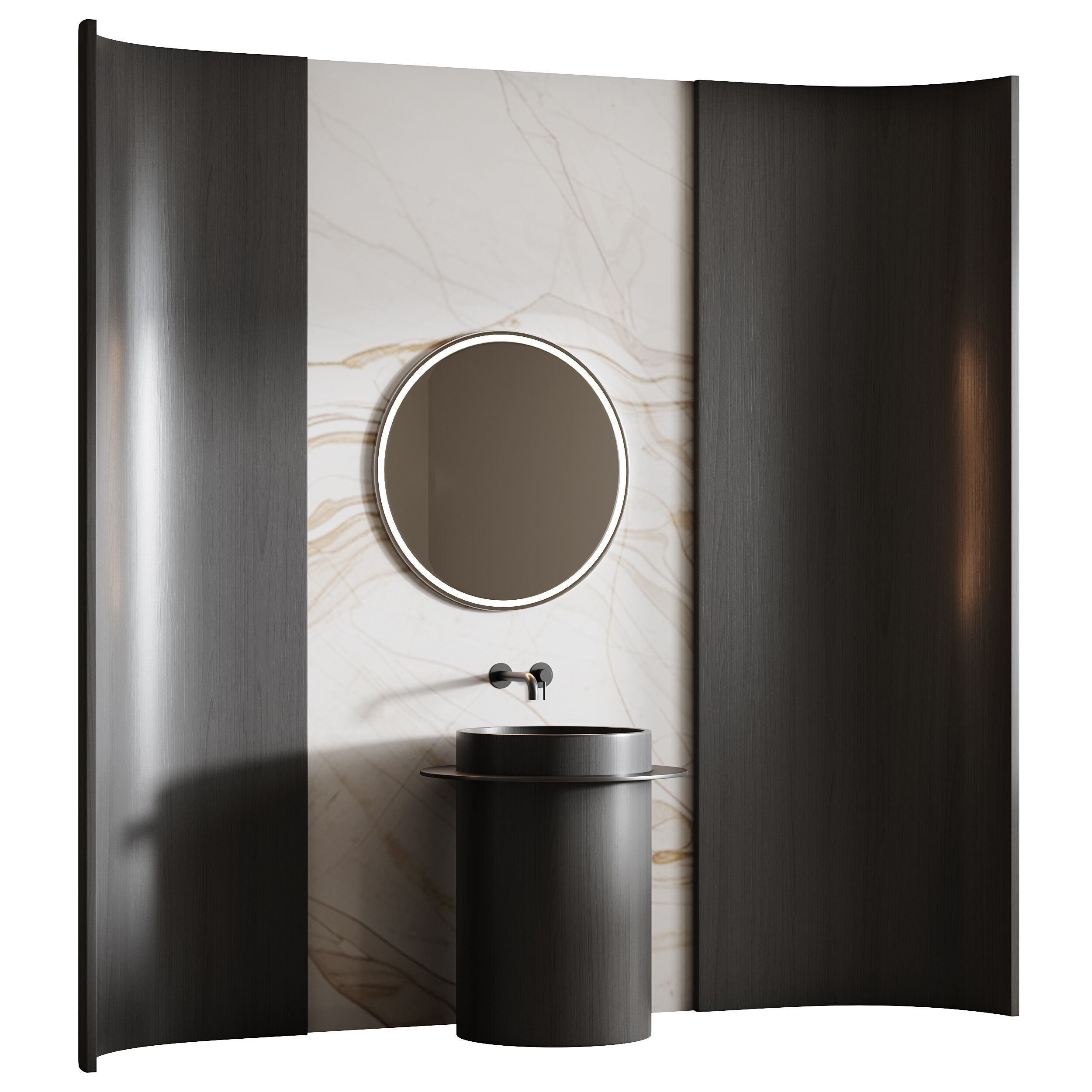 Bathroom furniture 14 3D model_7