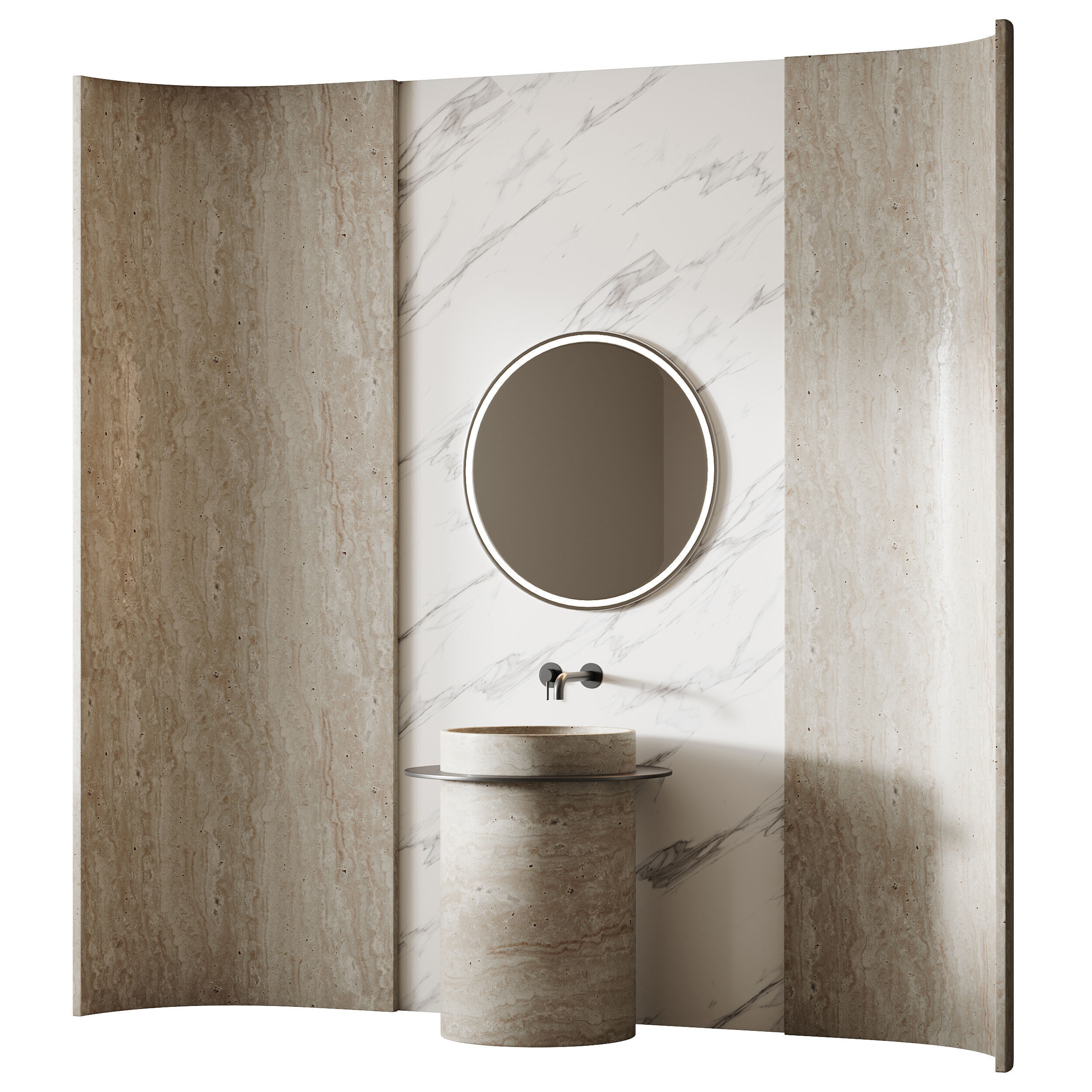 Bathroom furniture 14 3D model_10