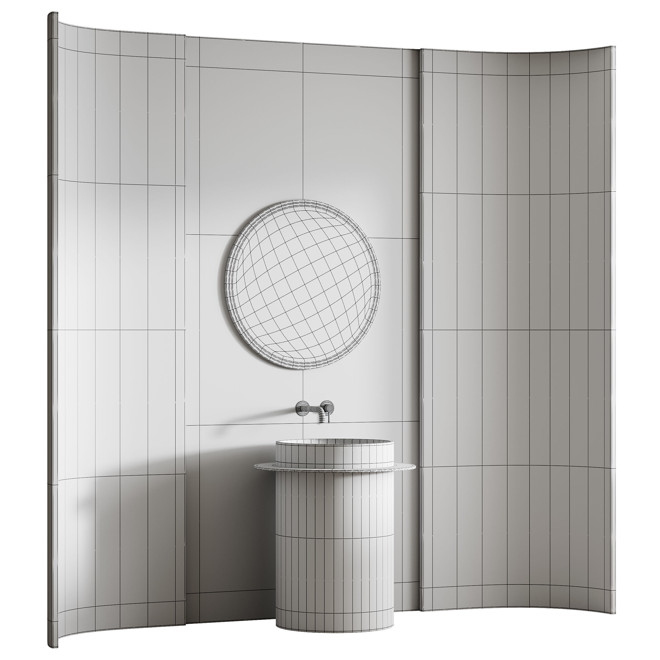 Bathroom furniture 14 3D model_13