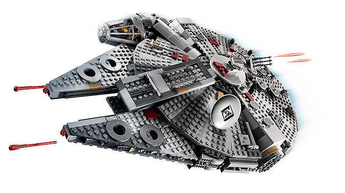 TwindBricks3D - 75257 Millennium-Falcon 3D print model