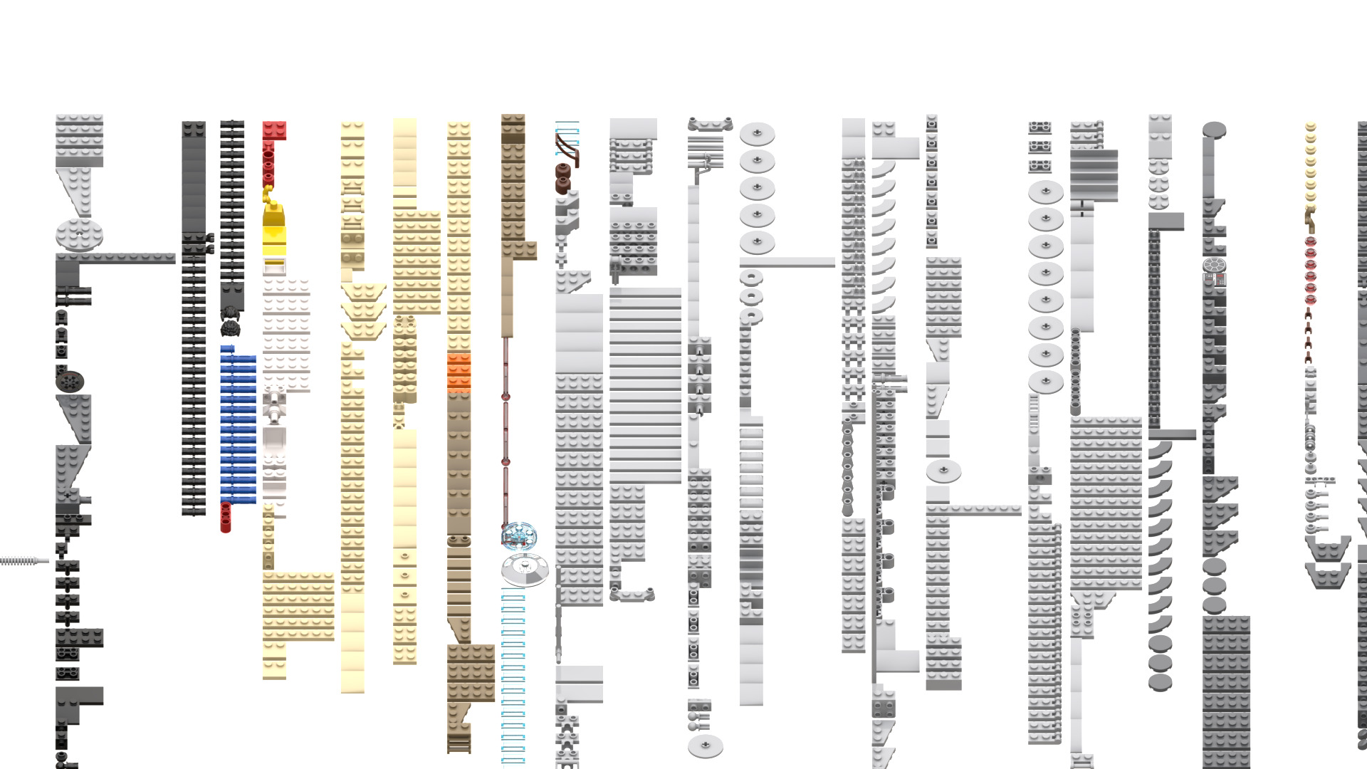 TwindBricks3D - 75257 Millennium-Falcon 3D print model_1