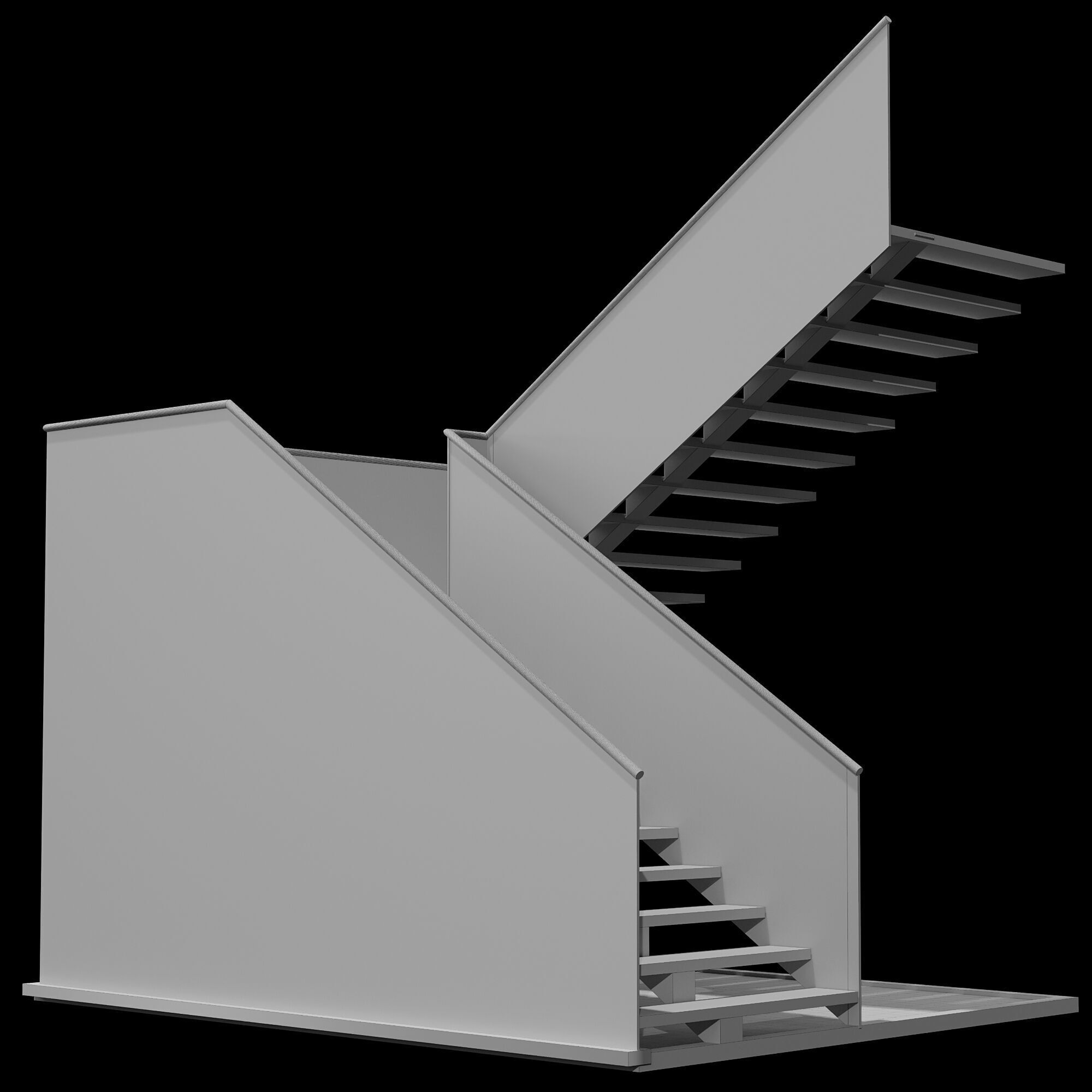 STAIR NO21 A 3D model_13