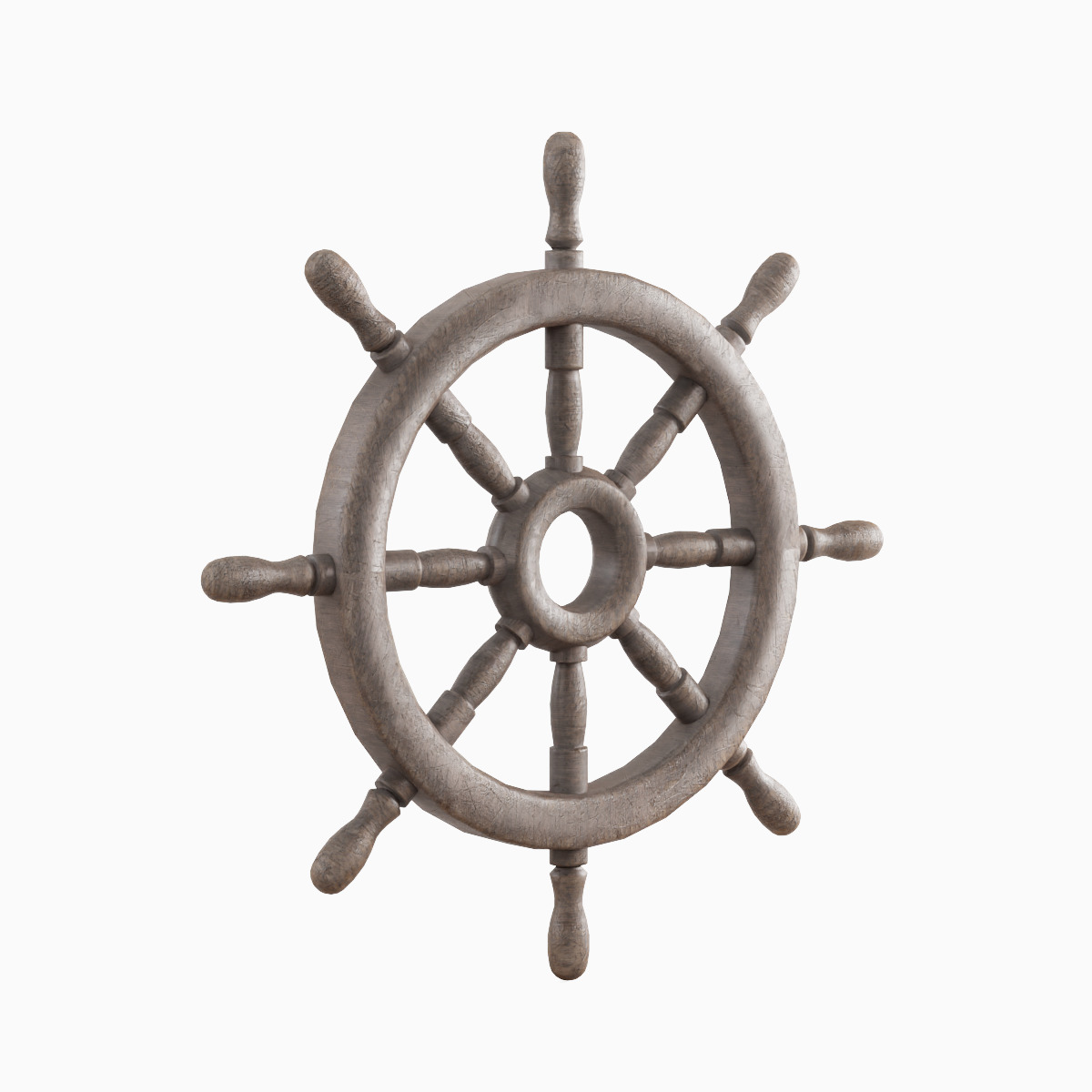 Vessel Wheel Set Low-poly 3D model_26
