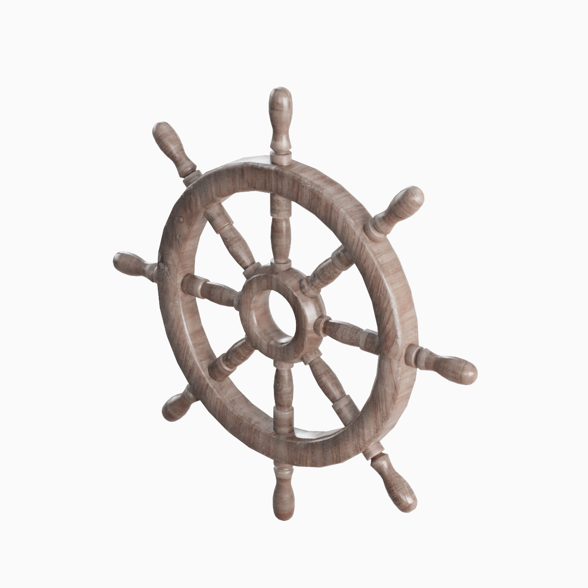 Vessel Wheel Set Low-poly 3D model_18