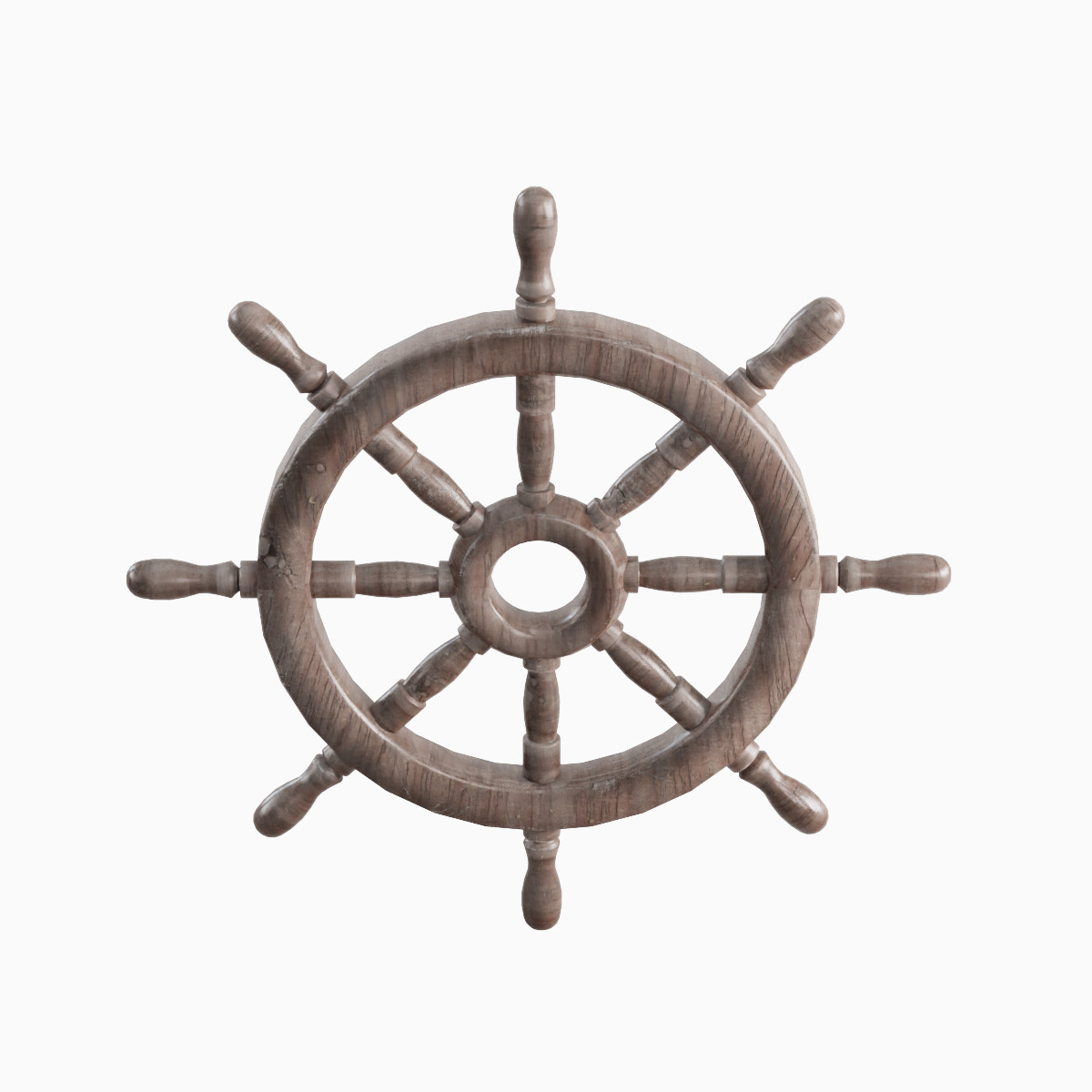 Vessel Wheel Set Low-poly 3D model_16