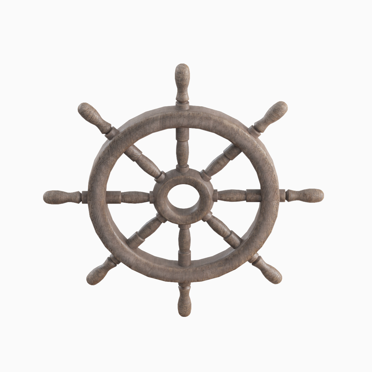 Vessel Wheel Set Low-poly 3D model_28