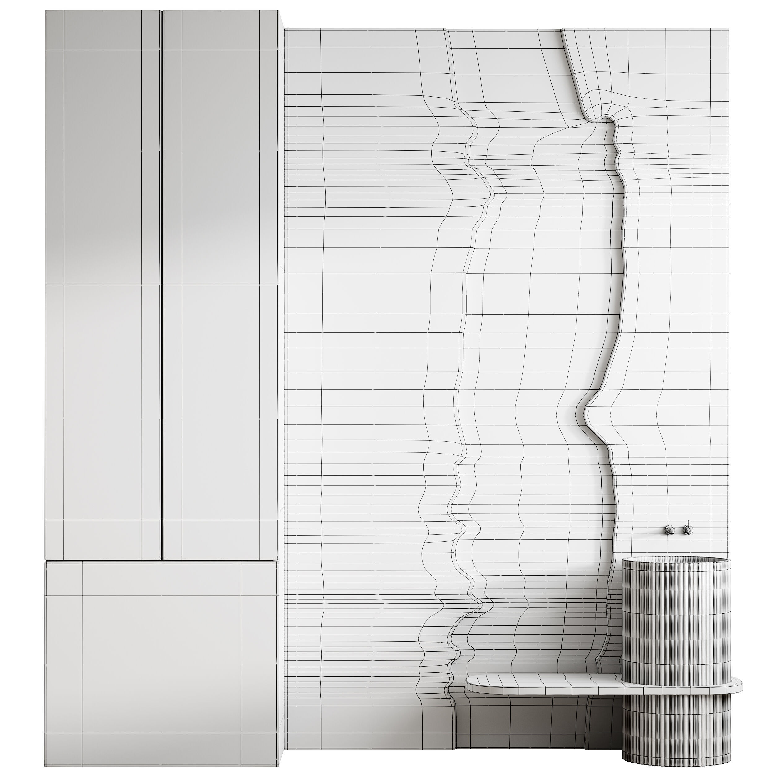 Bathroom furniture 15 3D model_14