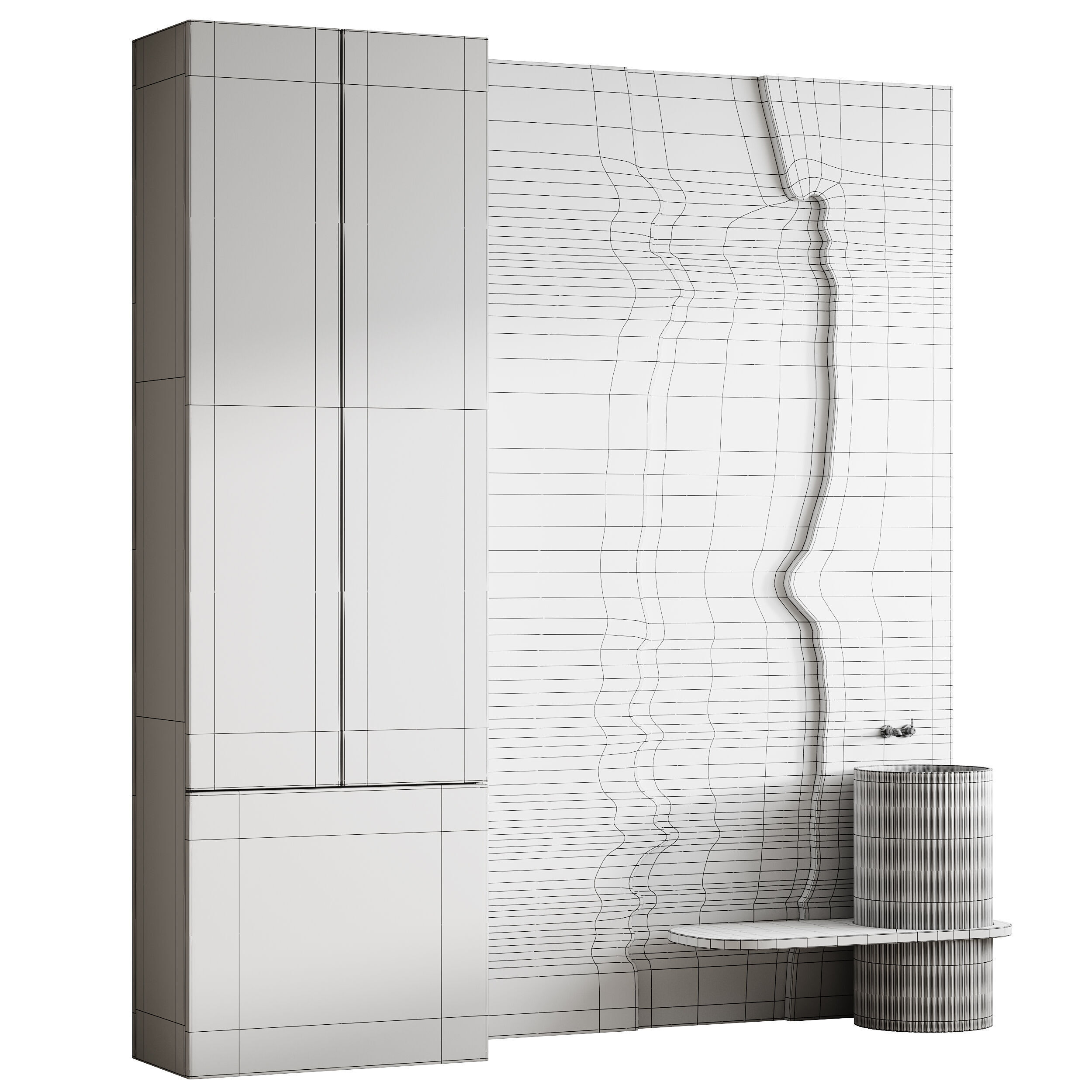 Bathroom furniture 15 3D model_13