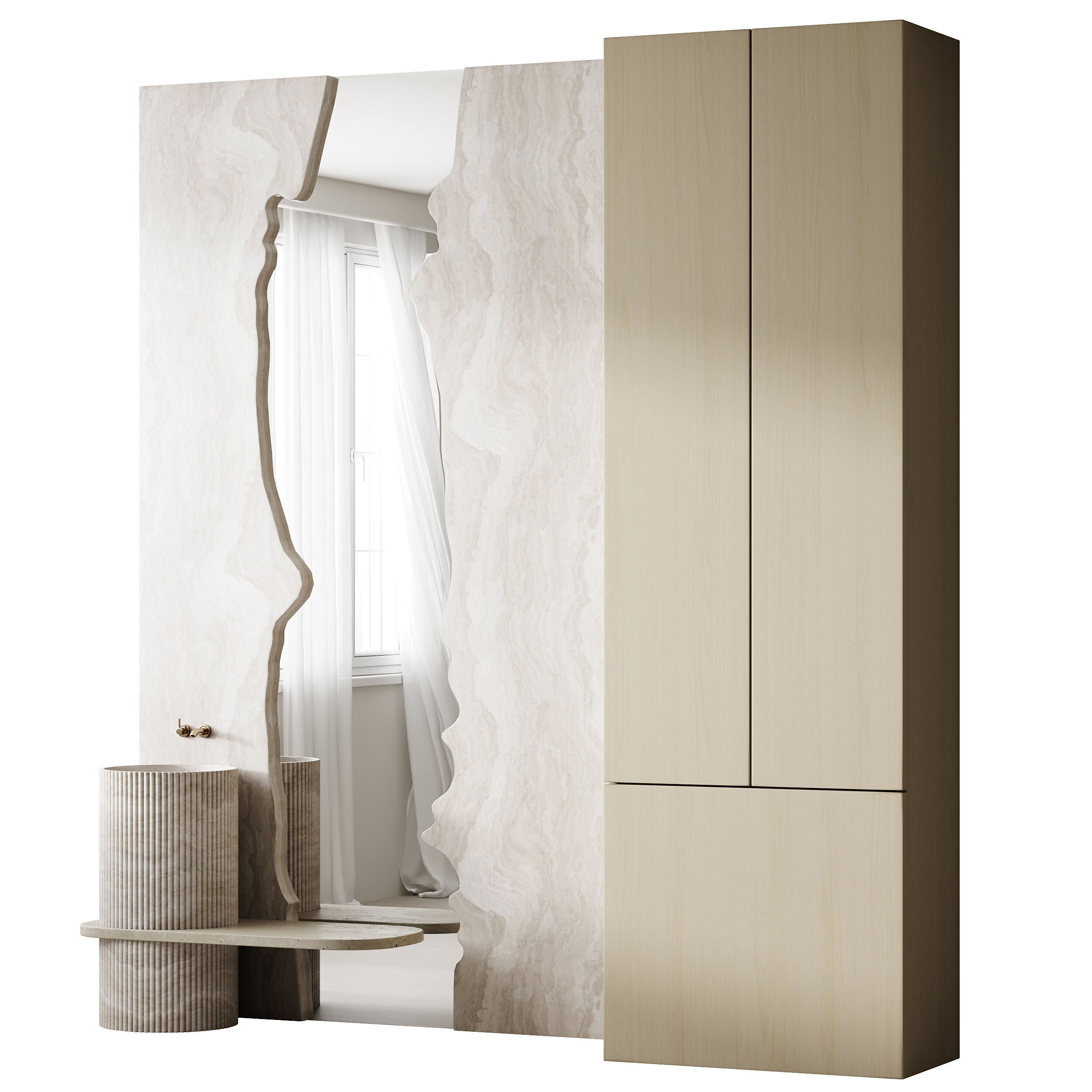 Bathroom furniture 15 3D model_12