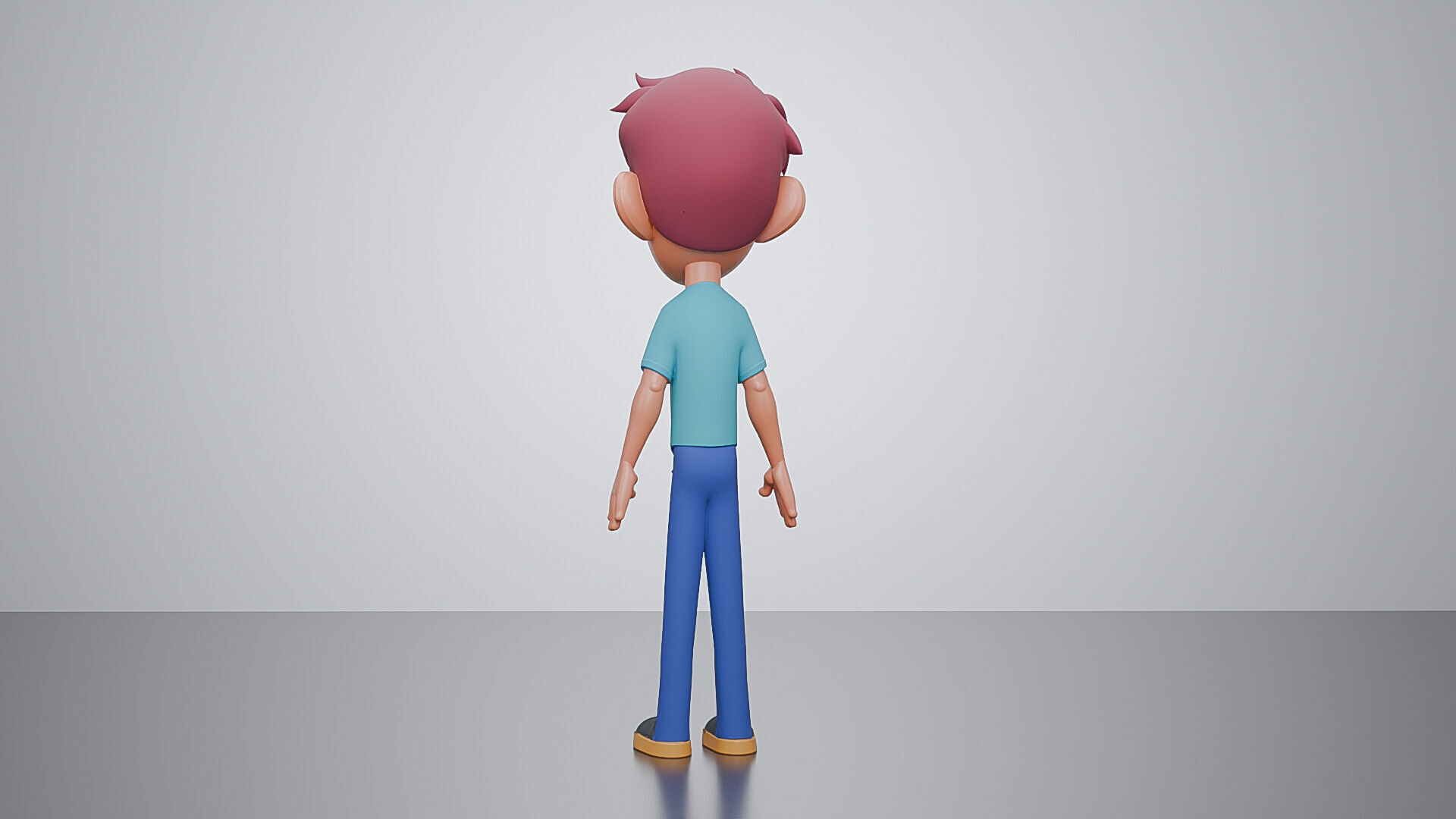 3D boy character 3d model Free low-poly 3D model_2