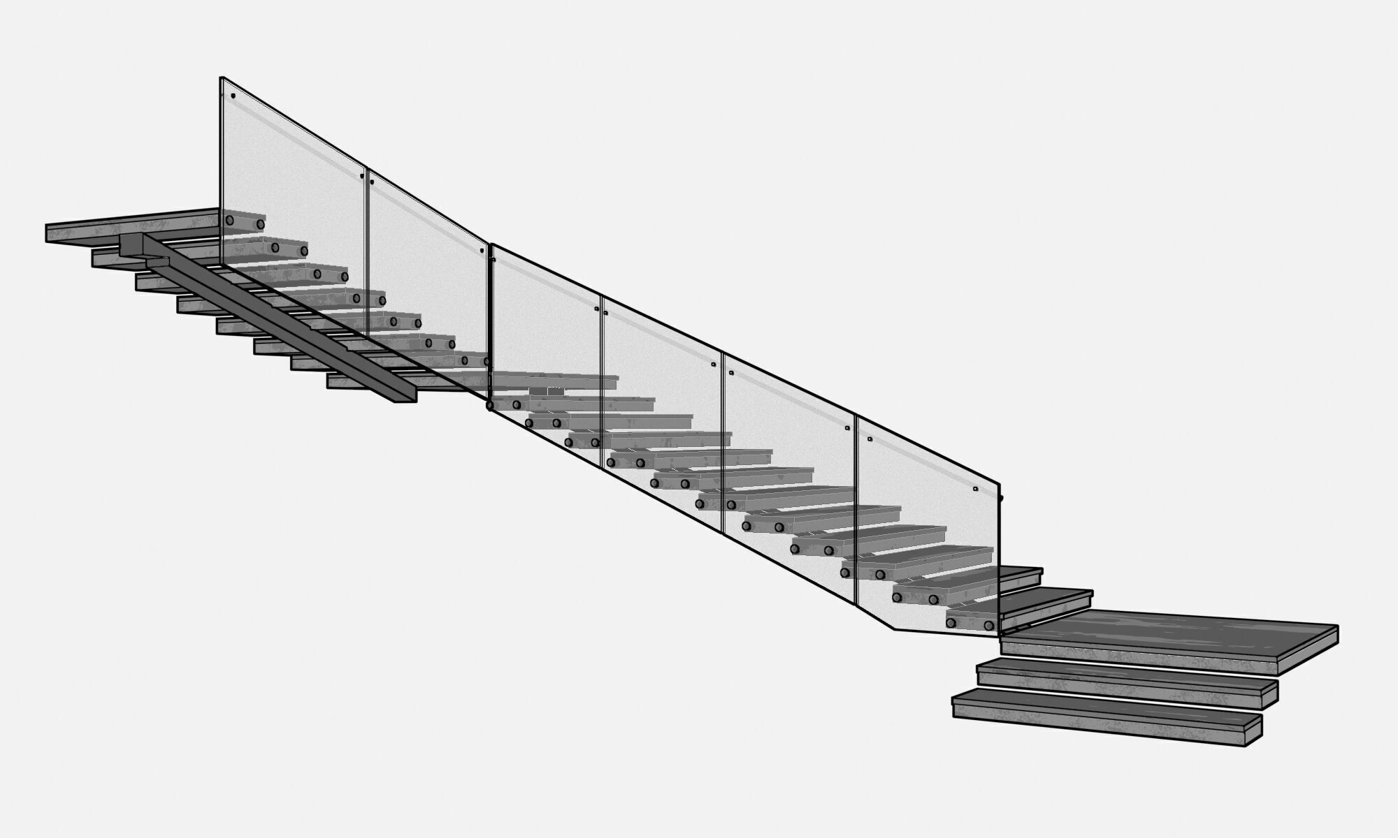 STAIR NO15 A 3D model_13