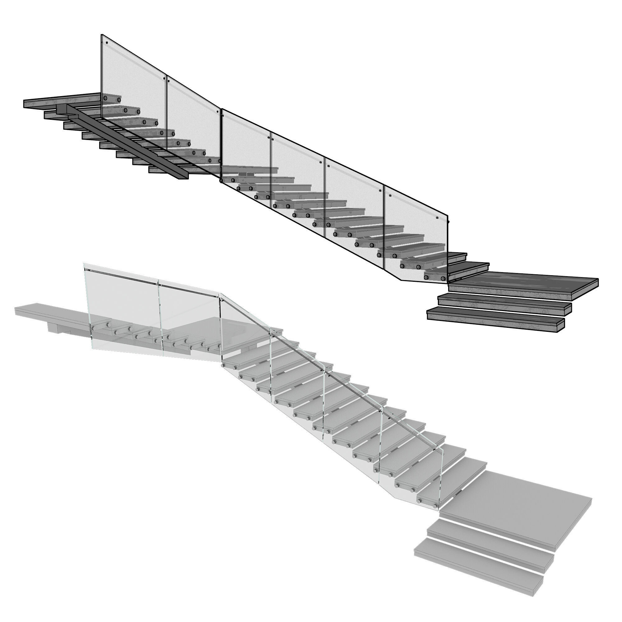 STAIR NO15 A 3D model_12