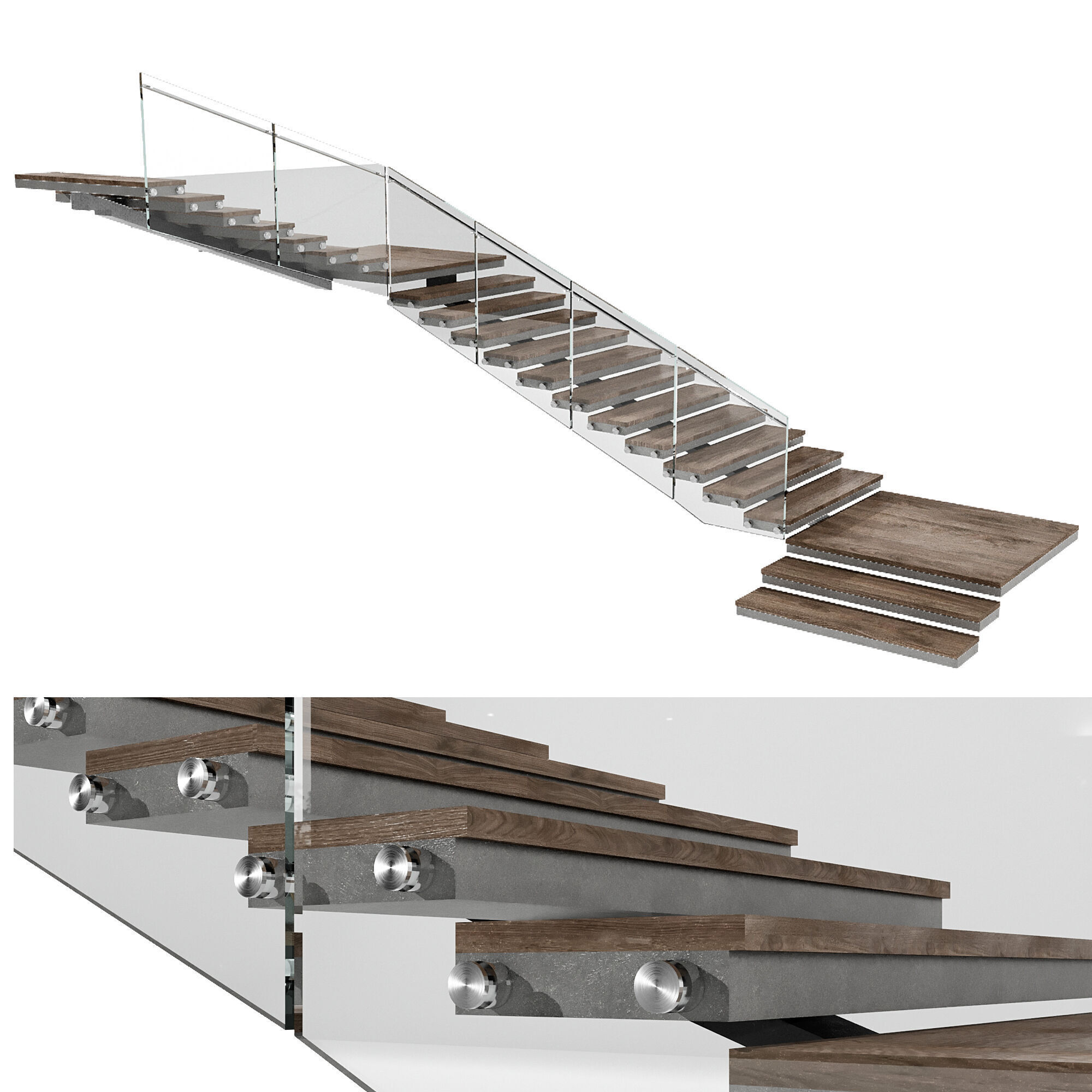 STAIR NO15 A 3D model_9