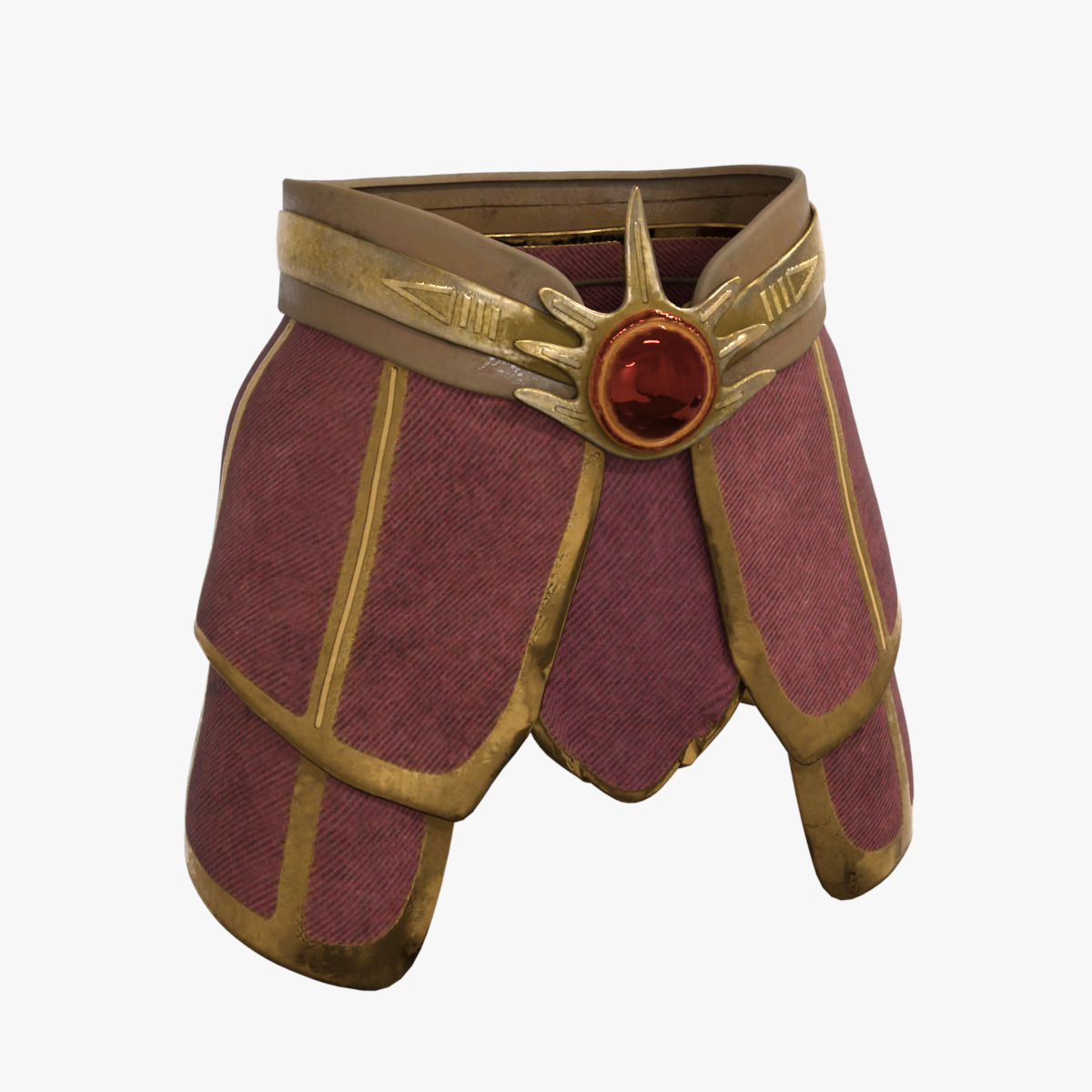 Apollo - God of Light Low-poly 3D model_19