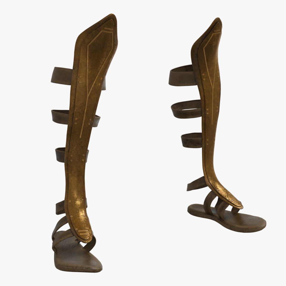 Apollo - God of Light Low-poly 3D model_20