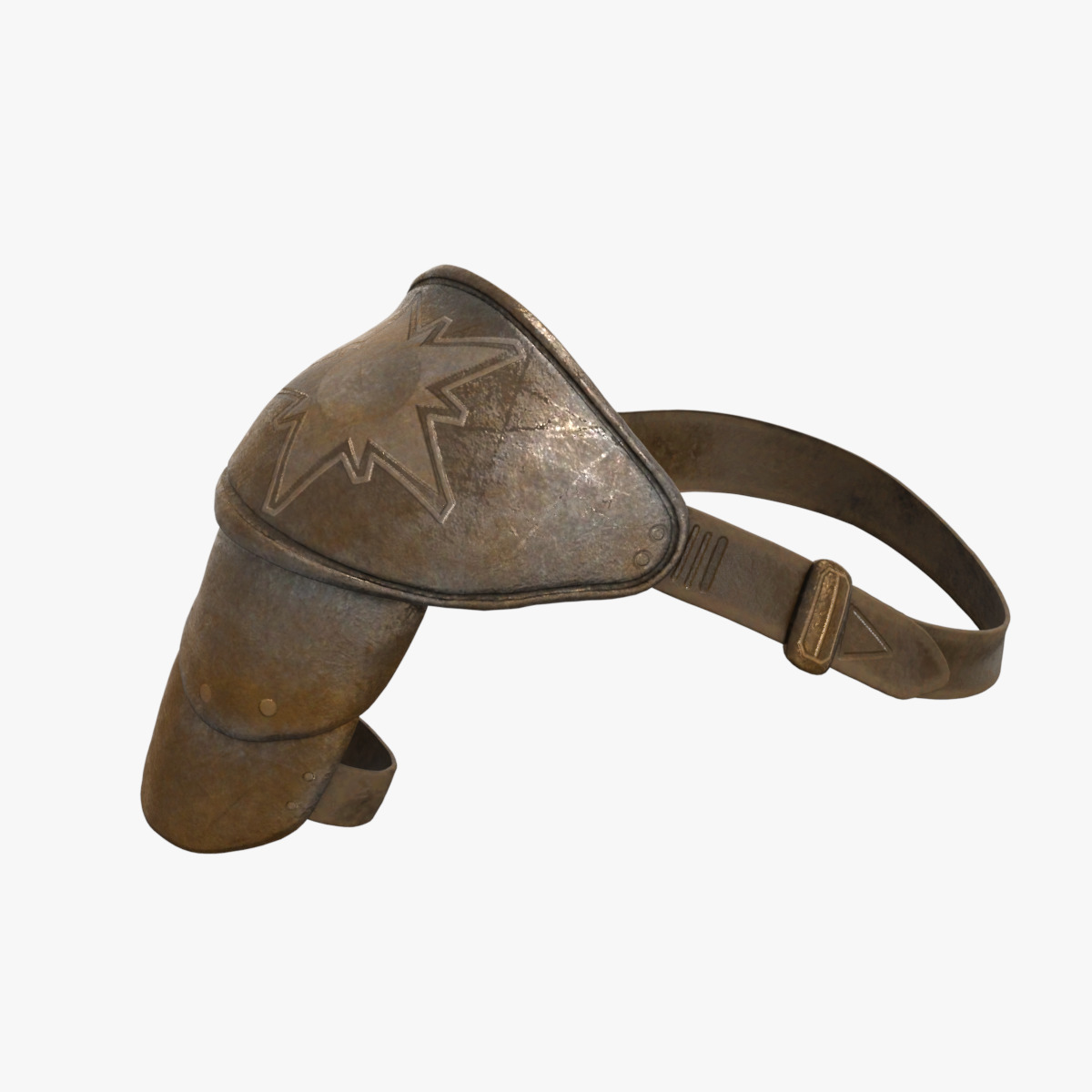 Apollo - God of Light Low-poly 3D model_16