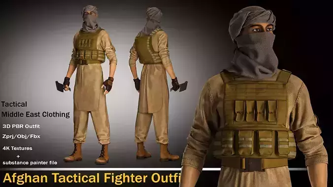 Afghan Tactical Fighter Outfit 