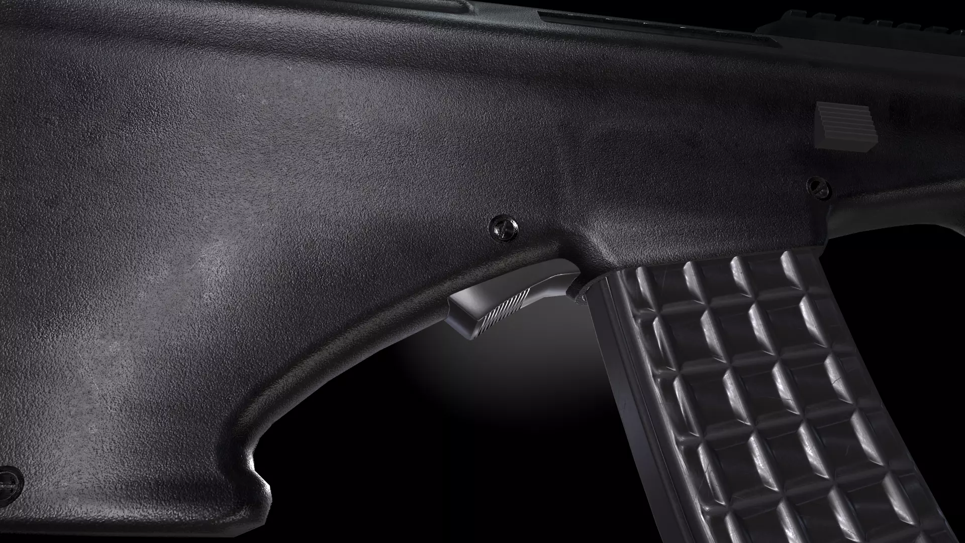 AUG A3 Rifle Low-poly 3D model_0