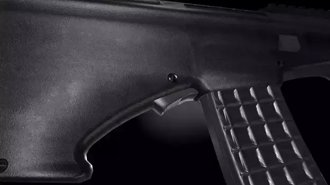 AUG A3 Rifle Low-poly 3D model