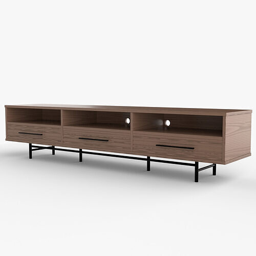 Tv Stand 002 Low-poly 3D model