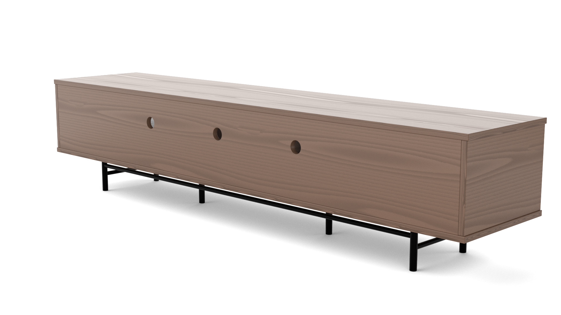 Tv Stand 002 Low-poly 3D model_7