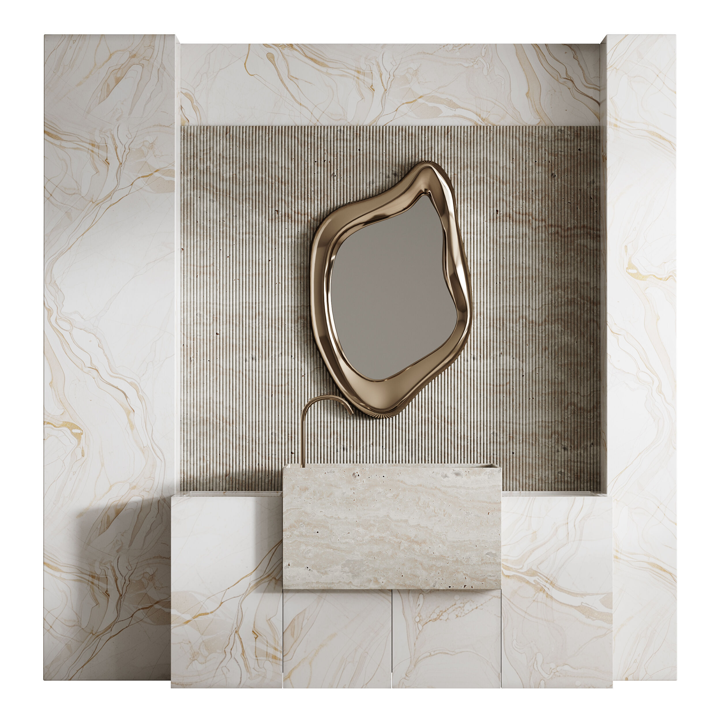 Bathroom furniture 16 3D model_6