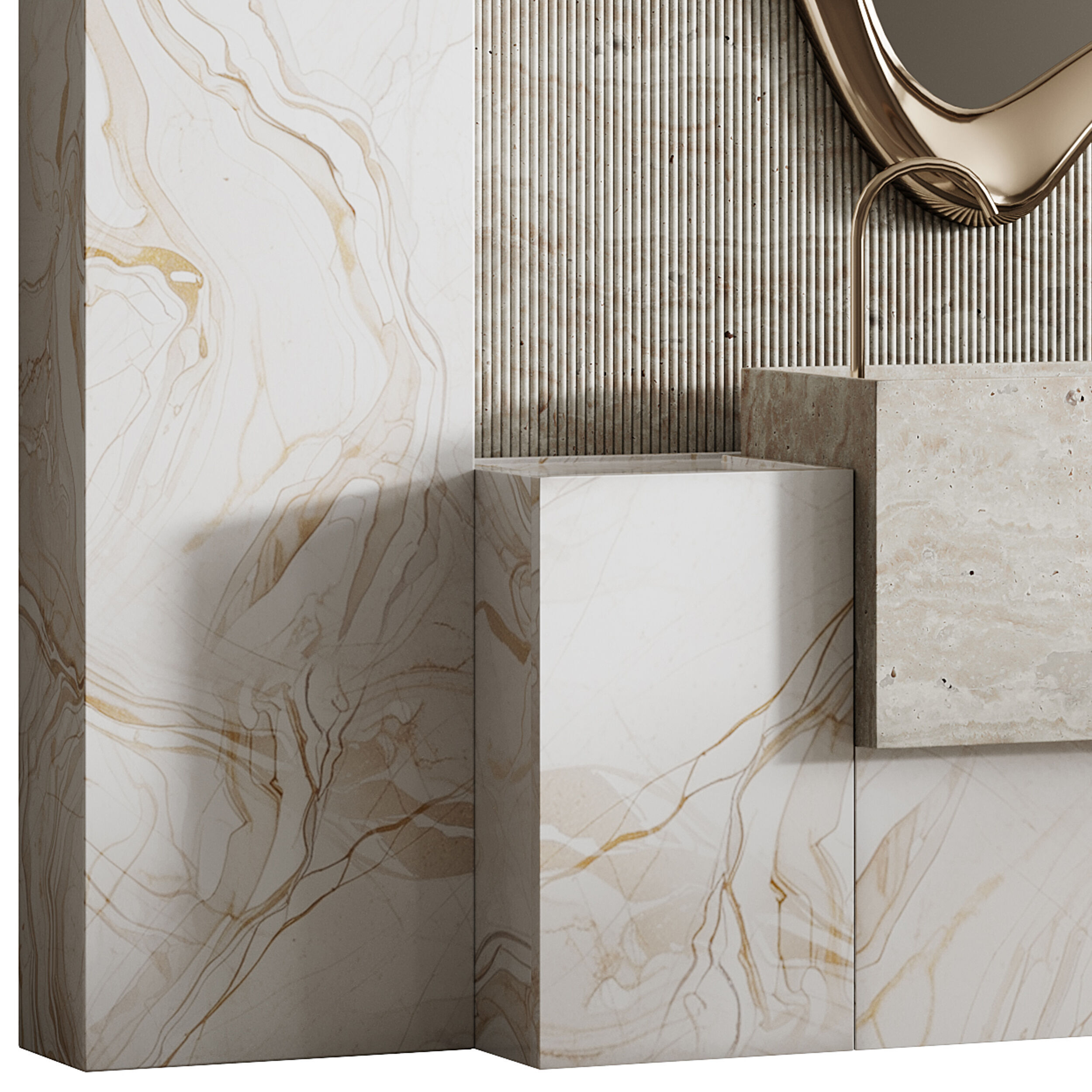 Bathroom furniture 16 3D model_12