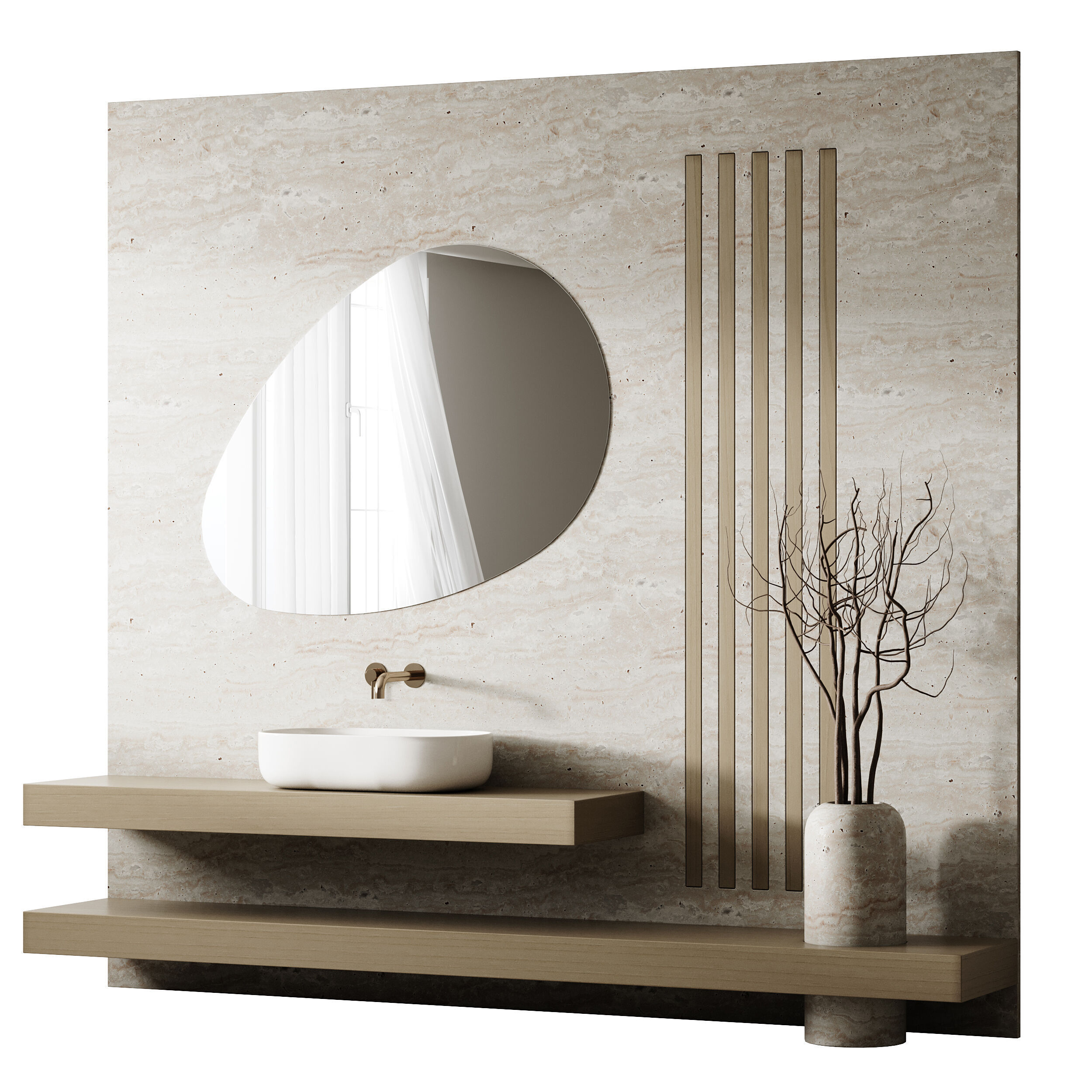 Bathroom furniture 17 3D model_8