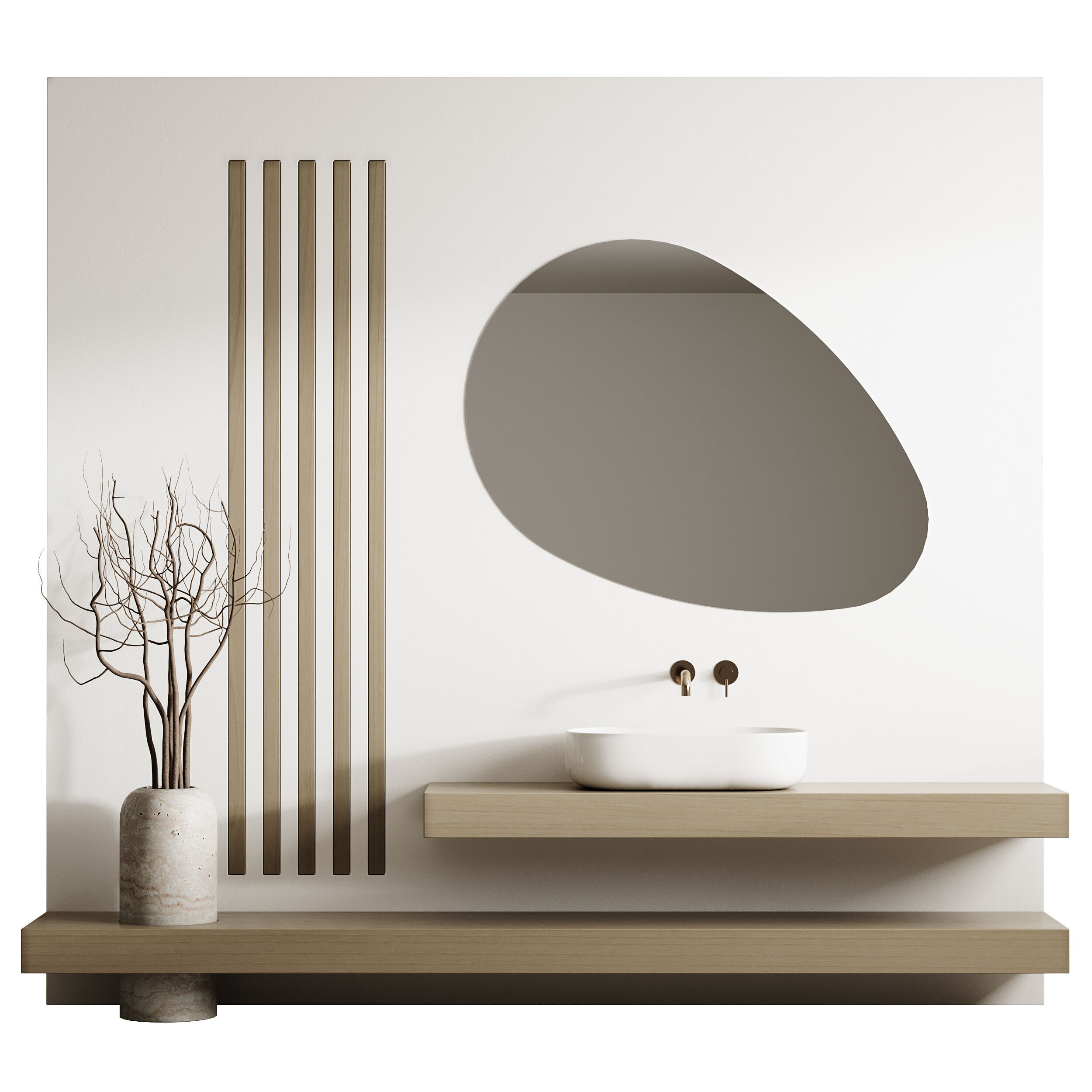 Bathroom furniture 17 3D model_2