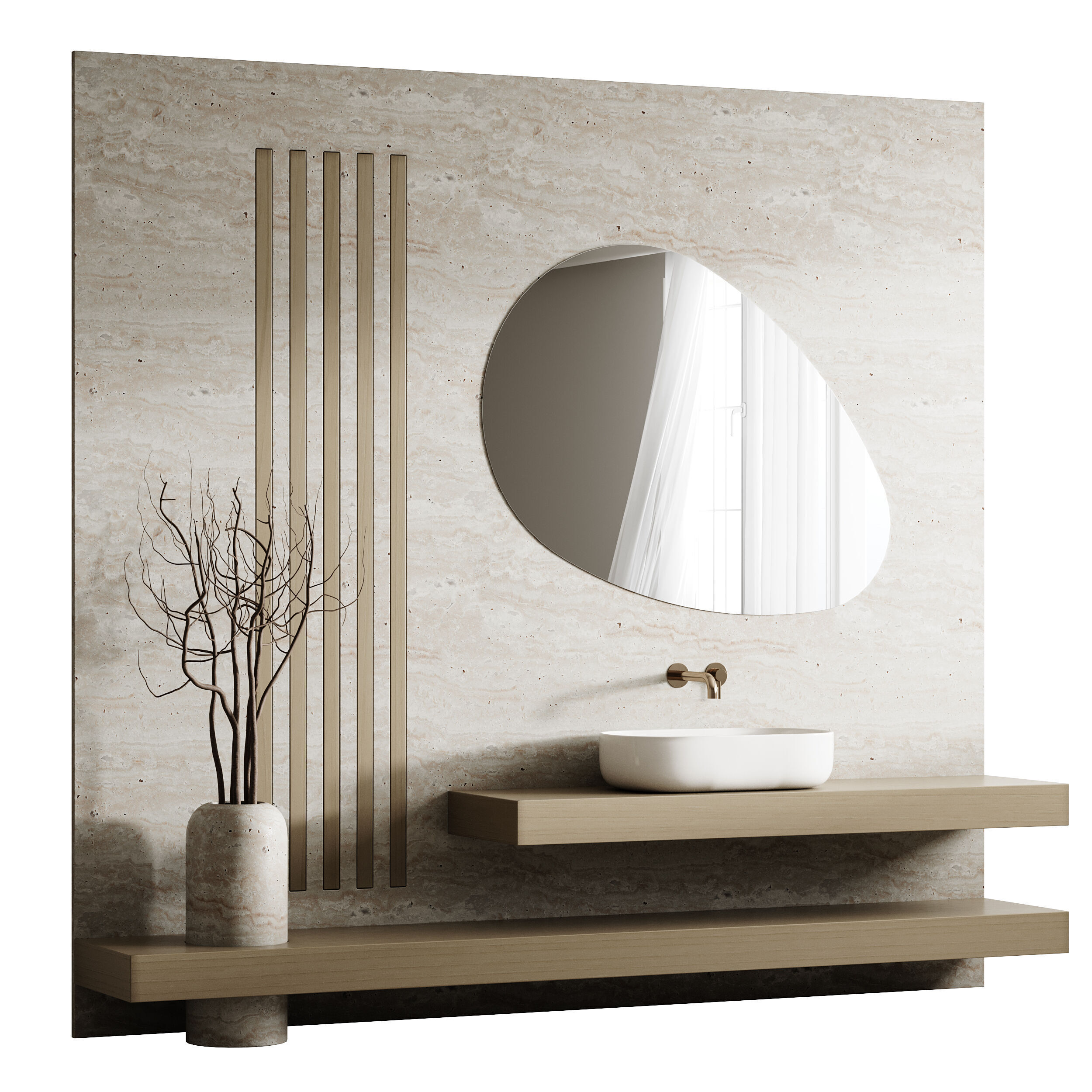 Bathroom furniture 17 3D model_1