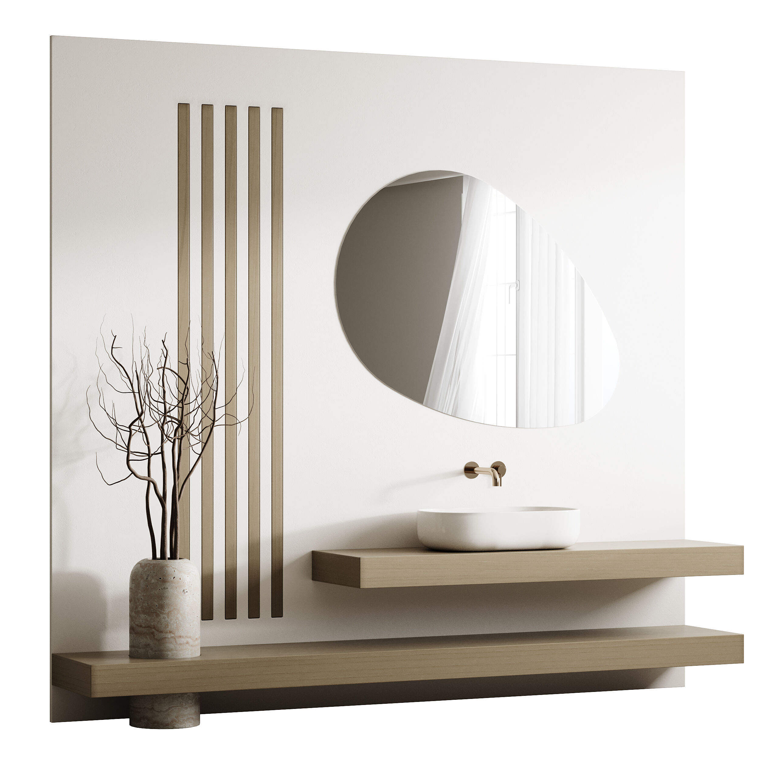 Bathroom furniture 17 3D model_3