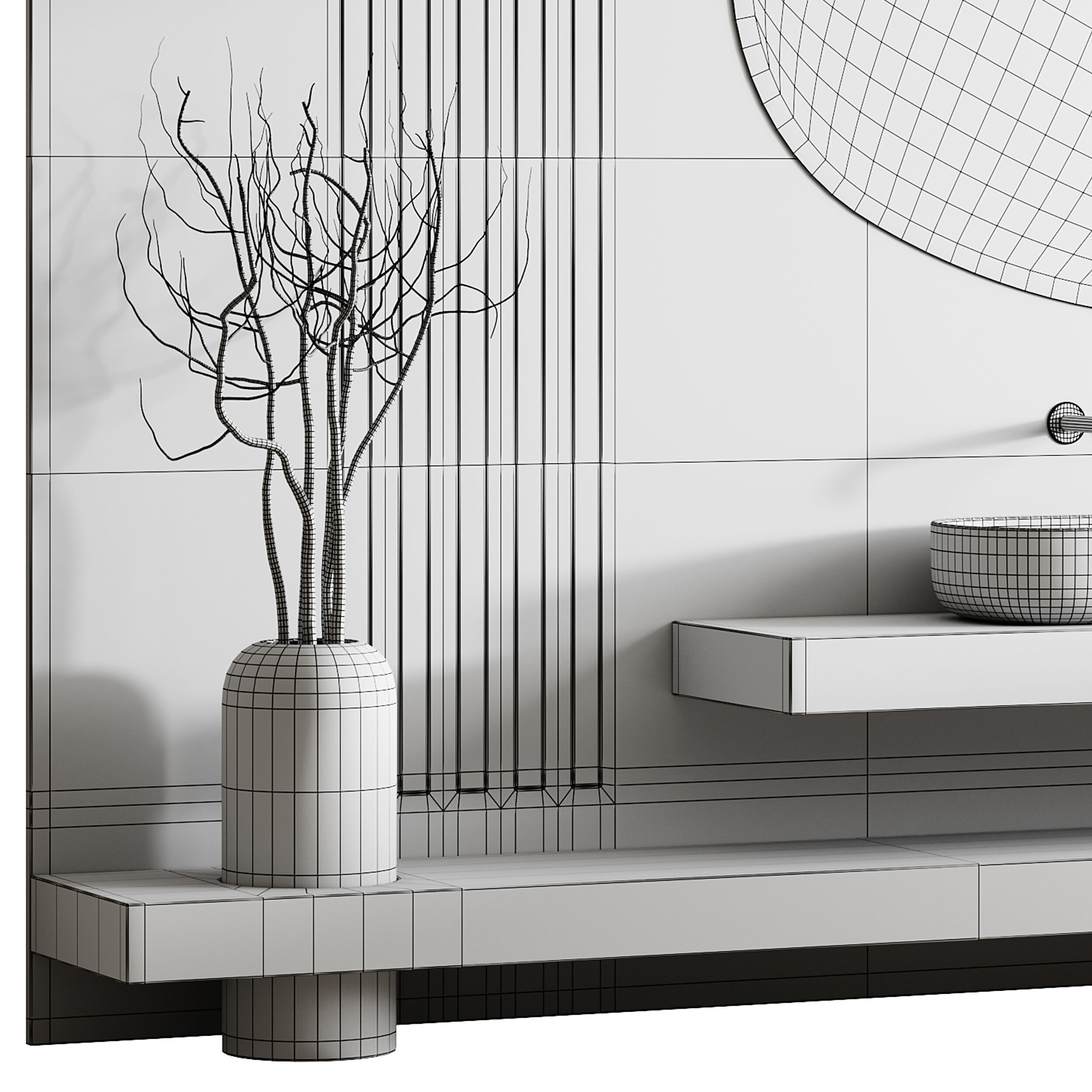 Bathroom furniture 17 3D model_14