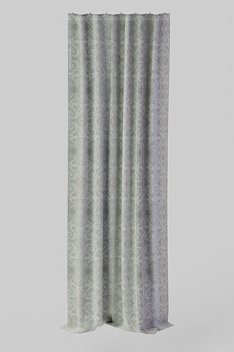 Vega Ikat Linen Cotton Blackout Curtain Free 3D model